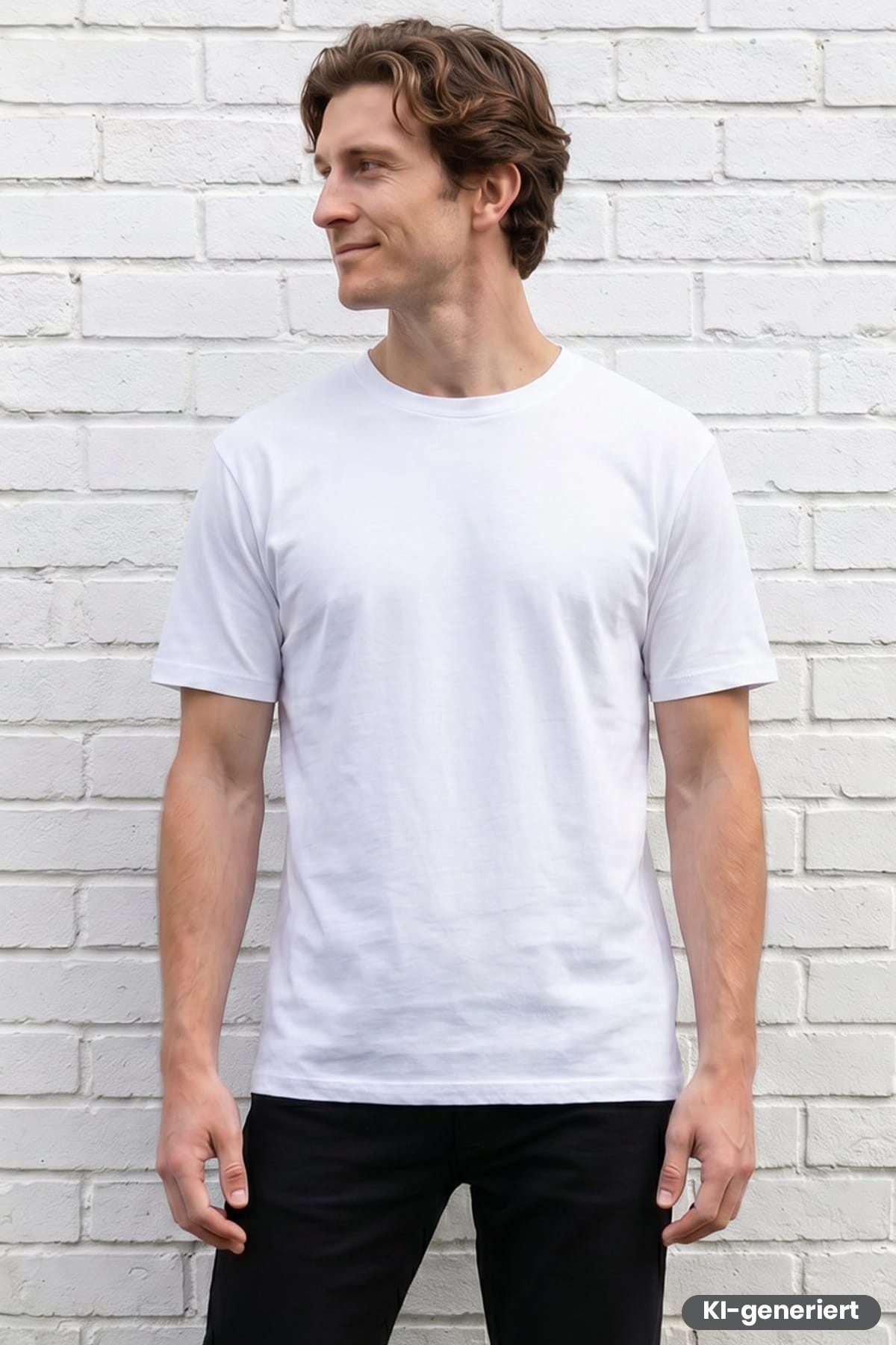 T-Shirt Herren T-shirt Rundhals(2) 01-m066-03