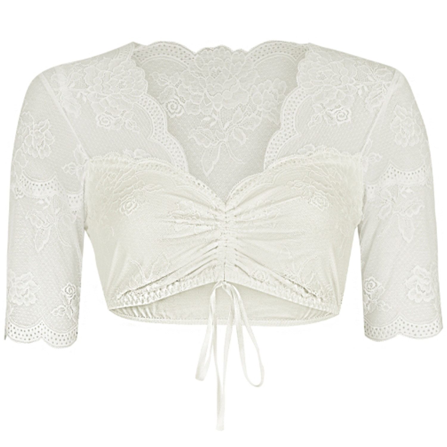 Dirndlbluse Dirndlbluse, halbarm Tracht