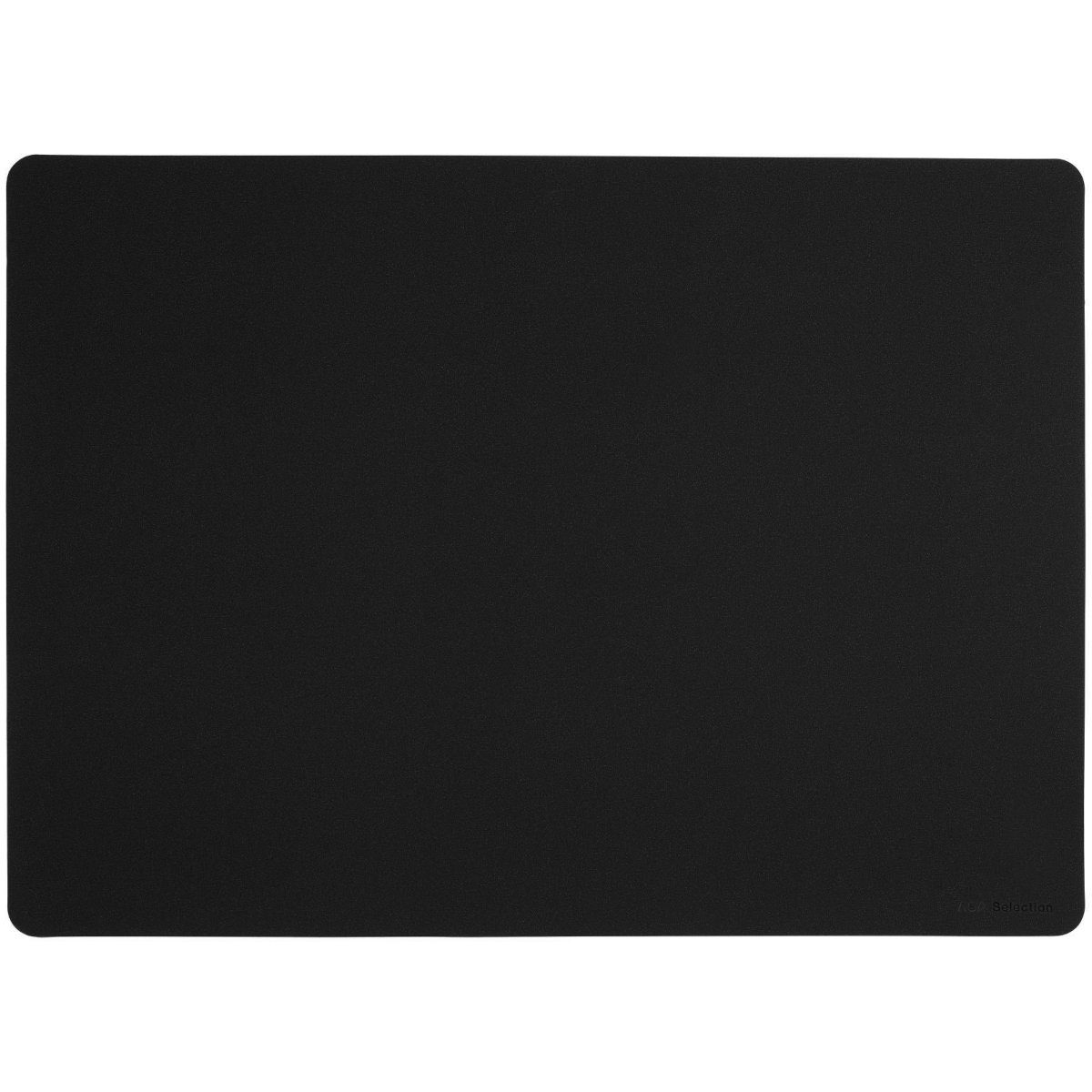 ASA SELECTION Platzset Tischset soft leather charcoal 46 x 33 cm, Tischwäsche
