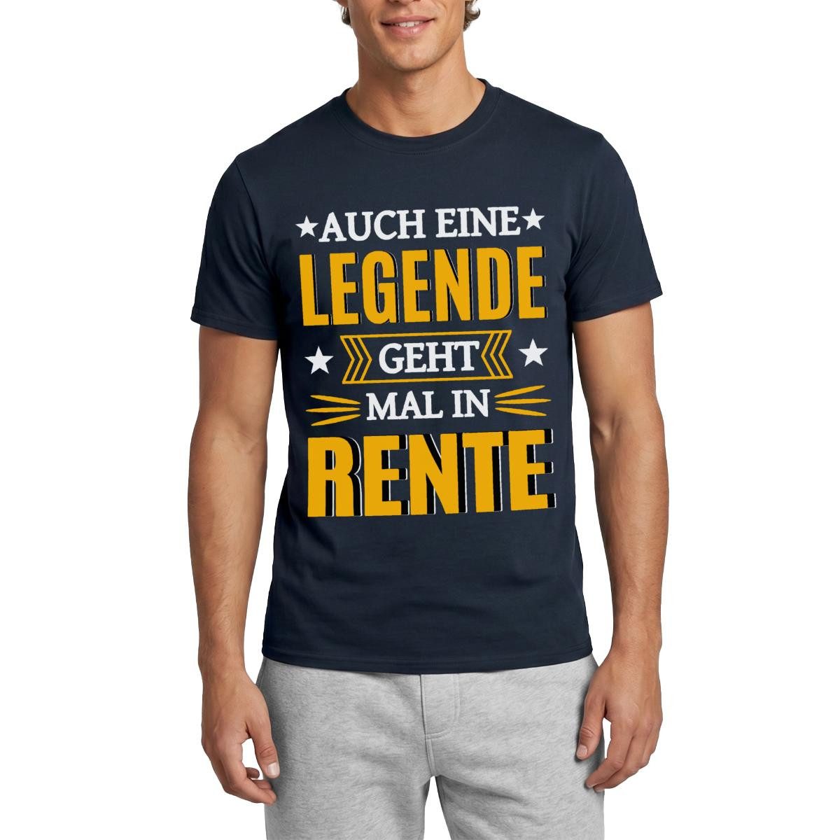 T-Shirt Legende geht in Rente, Abschiedgeschenk Rentner Männer T-Shirt