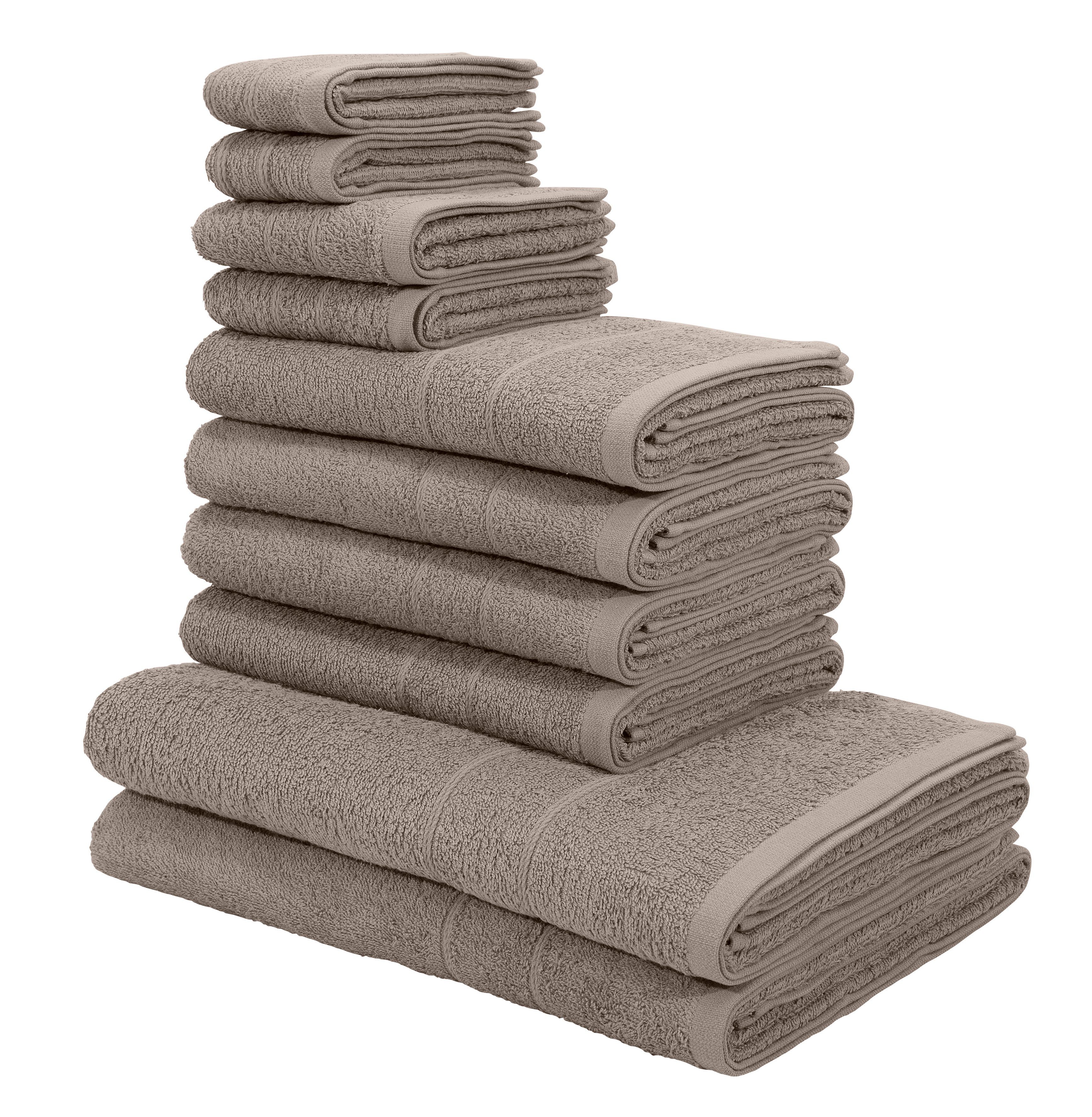 my home Handtuch Set Inga, Duschtücher, günstig online kaufen