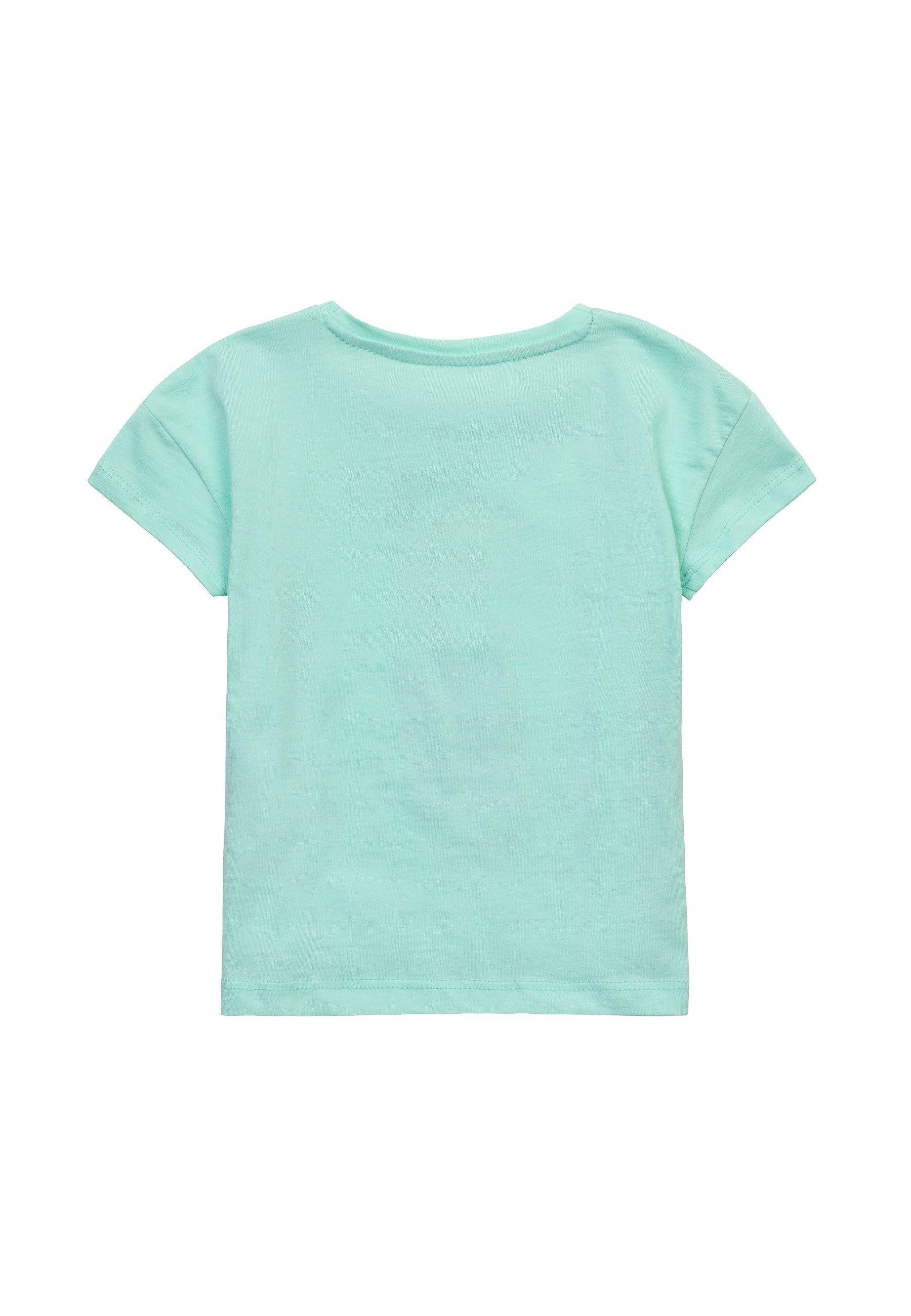 (1y-8y) Grafik T-Shirt Pastell T-Shirt mit Mintgrün MINOTI