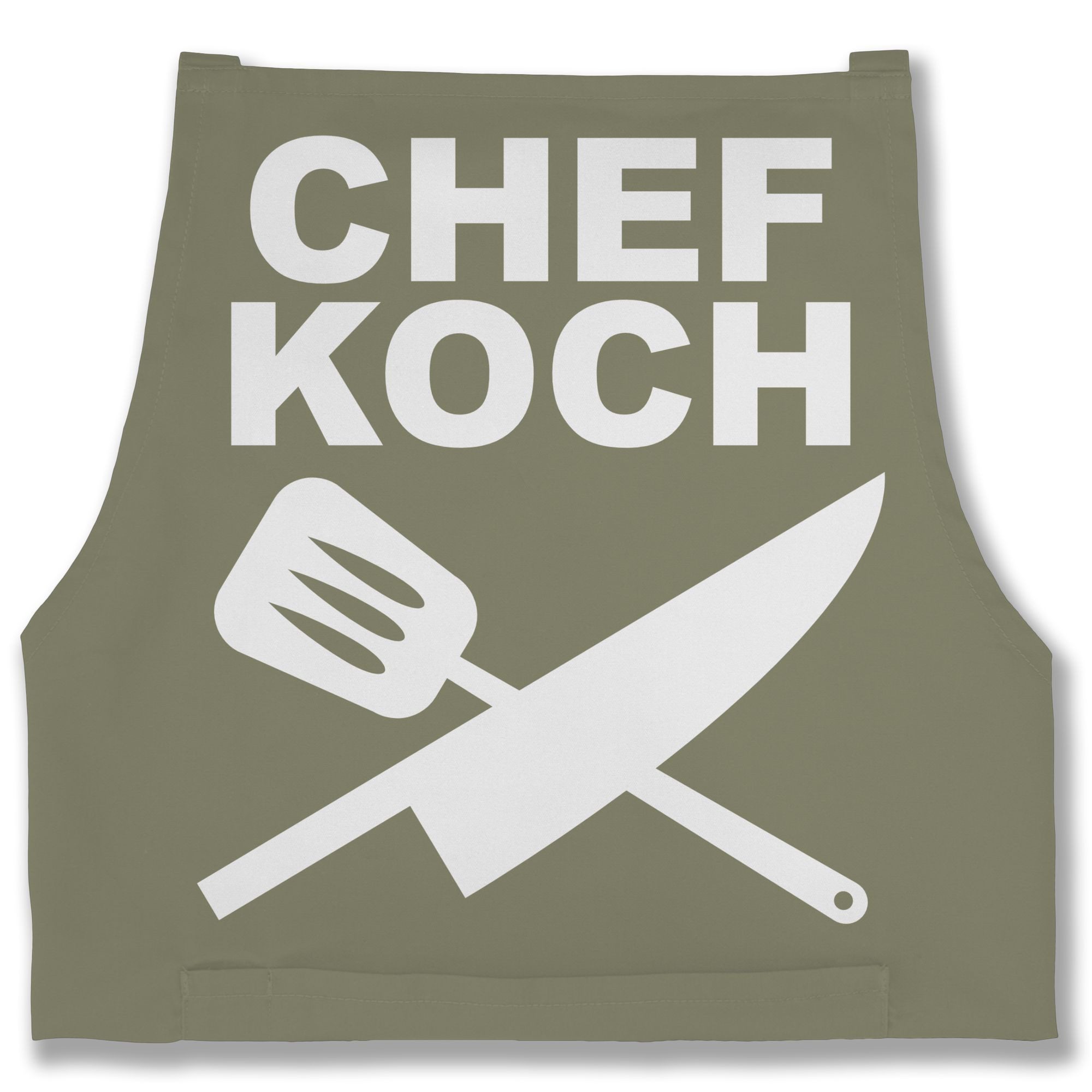 Shirtracer Kochschürze Chefkoch, (1-tlg), Kochschürze Herren Männer