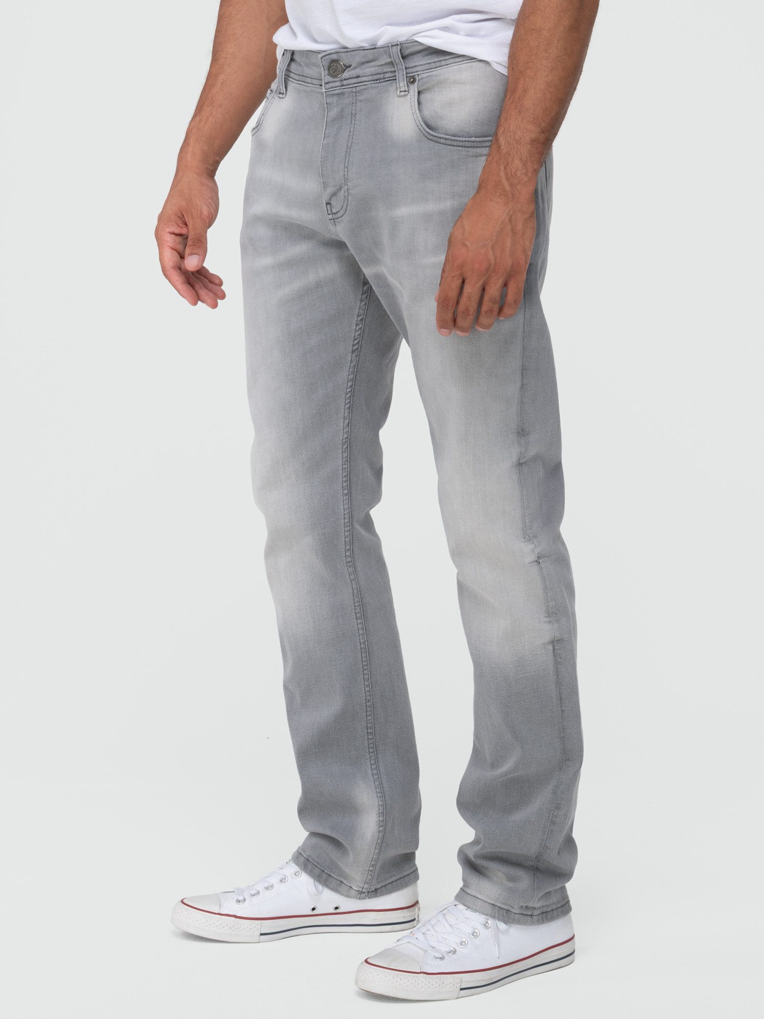 Lorenzo Loren Straight-Jeans Herren Jeans Hose Stonewashed LL-4019 günstig online kaufen