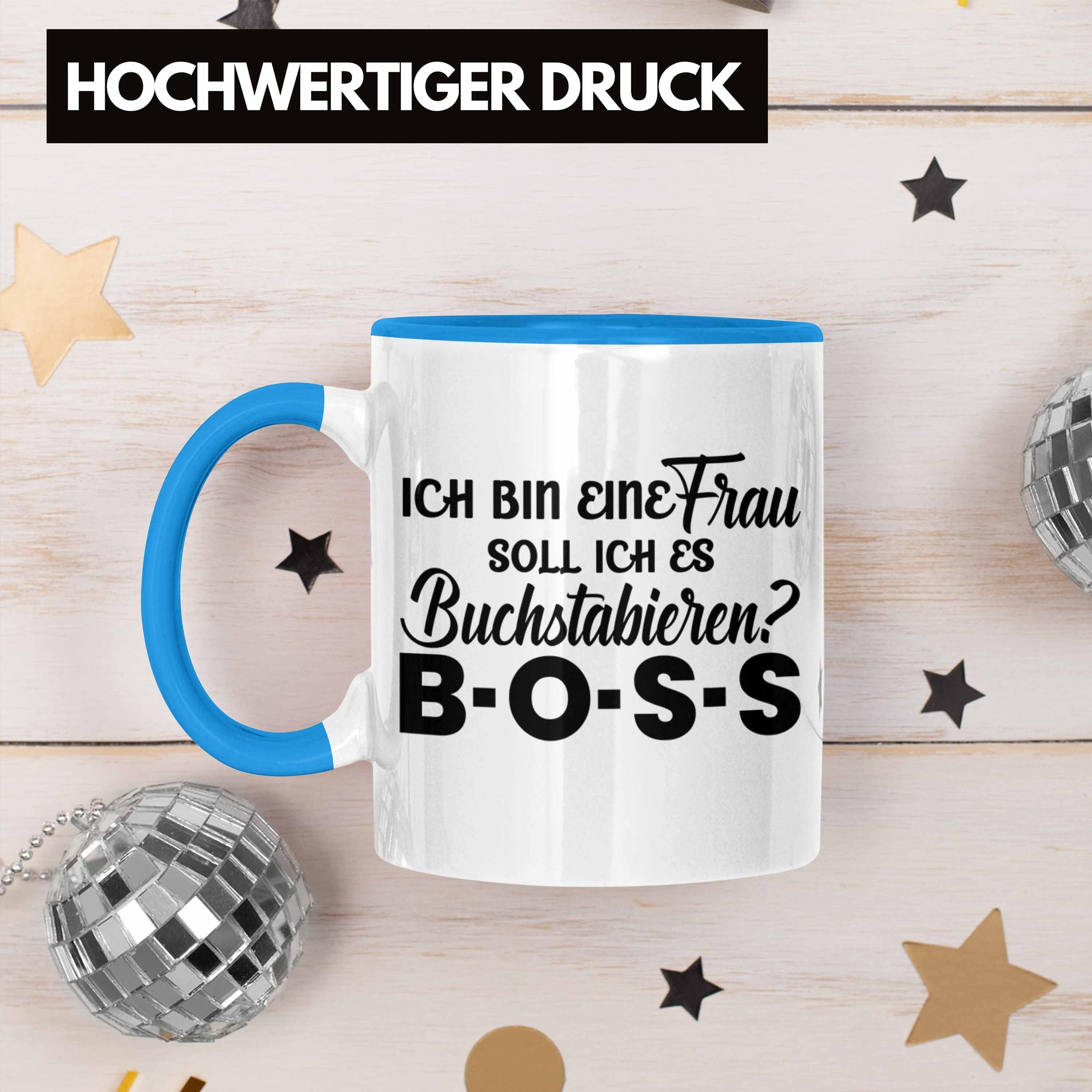 Trendation Tasse Trendation - Frauen Tasse Geschenk Boss Tasse mit Spruch für Frauen Fr