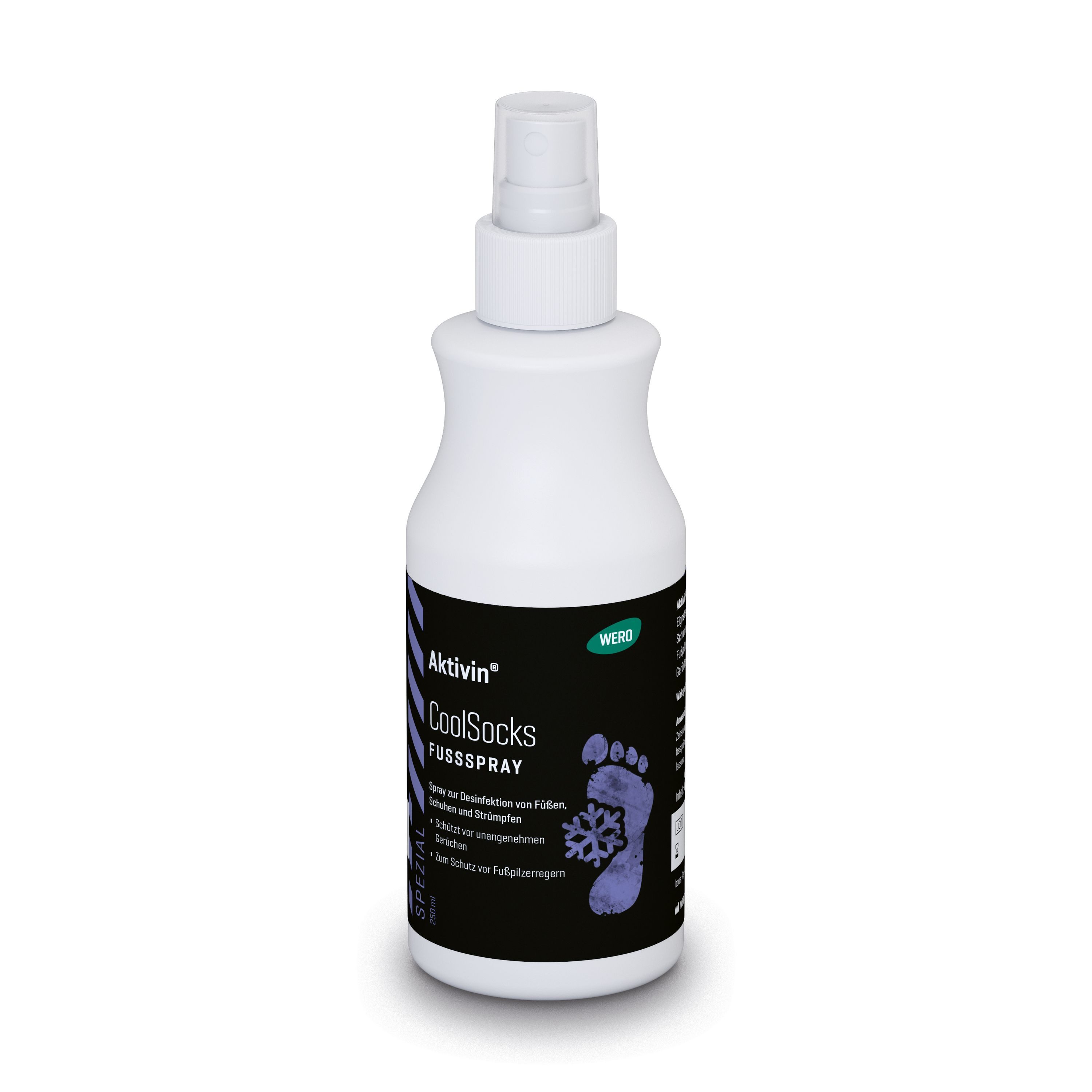 Aktivin® Fußspray CoolSocks Fußspray, 250 ml Sprühflasche