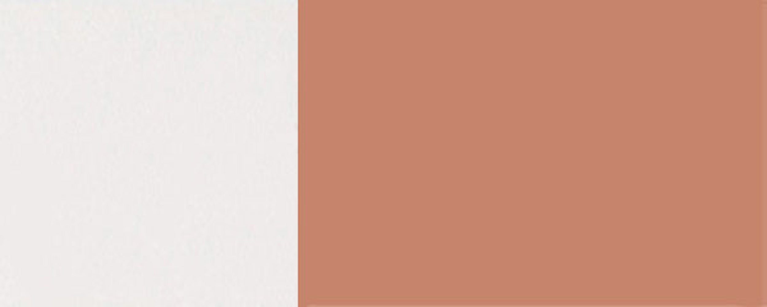 2 Unterschrank Schubladen Korpusfarbe Florence & RAL Feldmann-Wohnen (Florence) wählbar (Vollauszug) Front- beigerot grifflos Hochglanz 3012 80cm