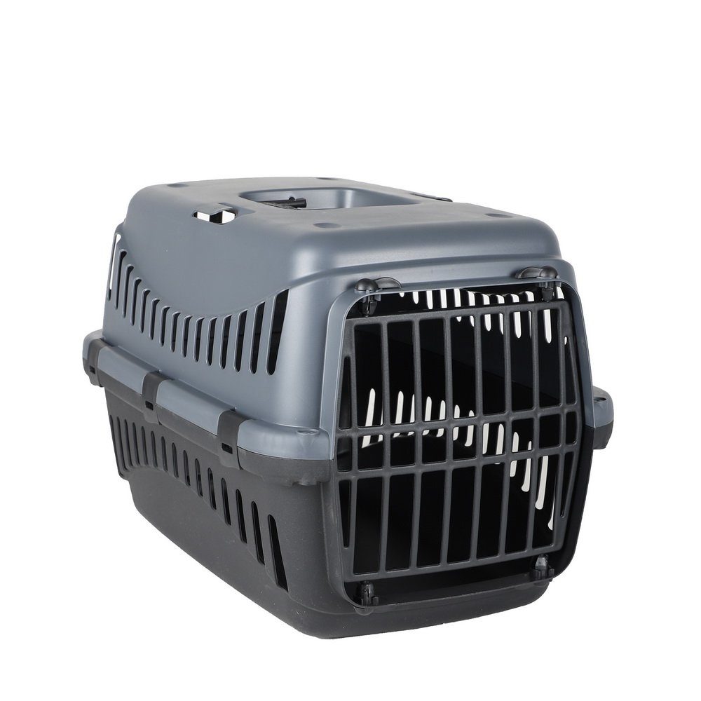 DOGI Hunde-Transportbox Hunde Katzen Box Haustier-Tragbox Hundebox, mit  Gitterklappe/Tür vorne, mit Luftlöchern