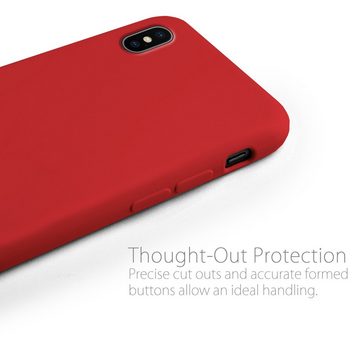 MyGadget Handyhülle Hardcase Hülle für Apple iPhone Xs Max, Schutzhülle Case mit Soft Touch Silikon Finish Cover Stoßfest