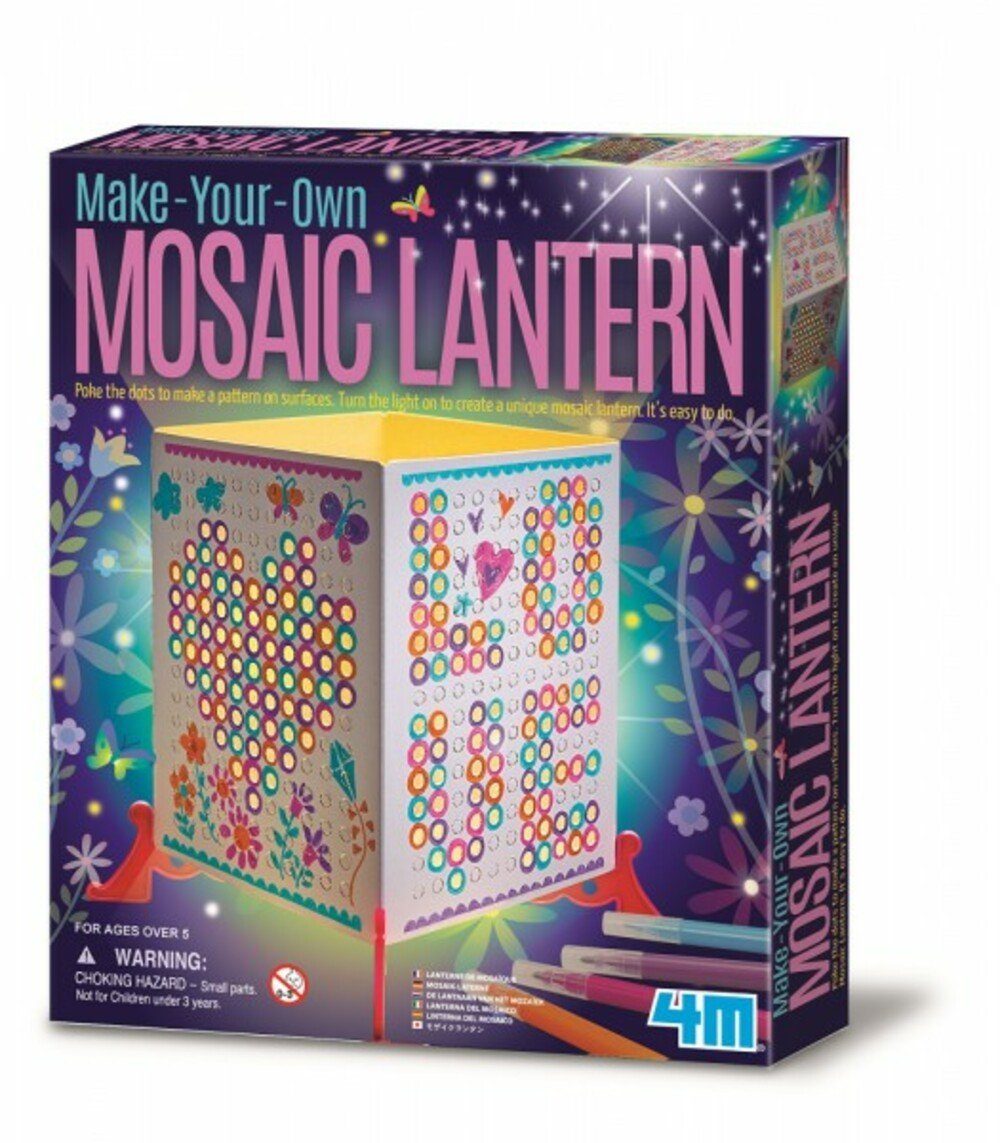 4M Experimentierkasten Make Your Own Mosaic Lantern