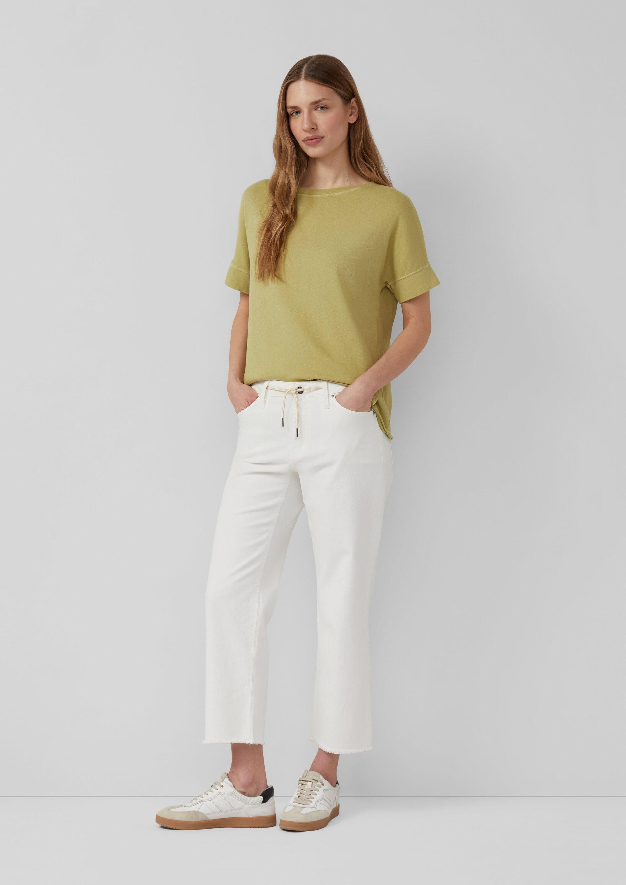 s.Oliver Regular-fit-Jeans Jeans-Hose KAROLIN Cropped Jeans Karolin / Mid Rise / Straight Fit