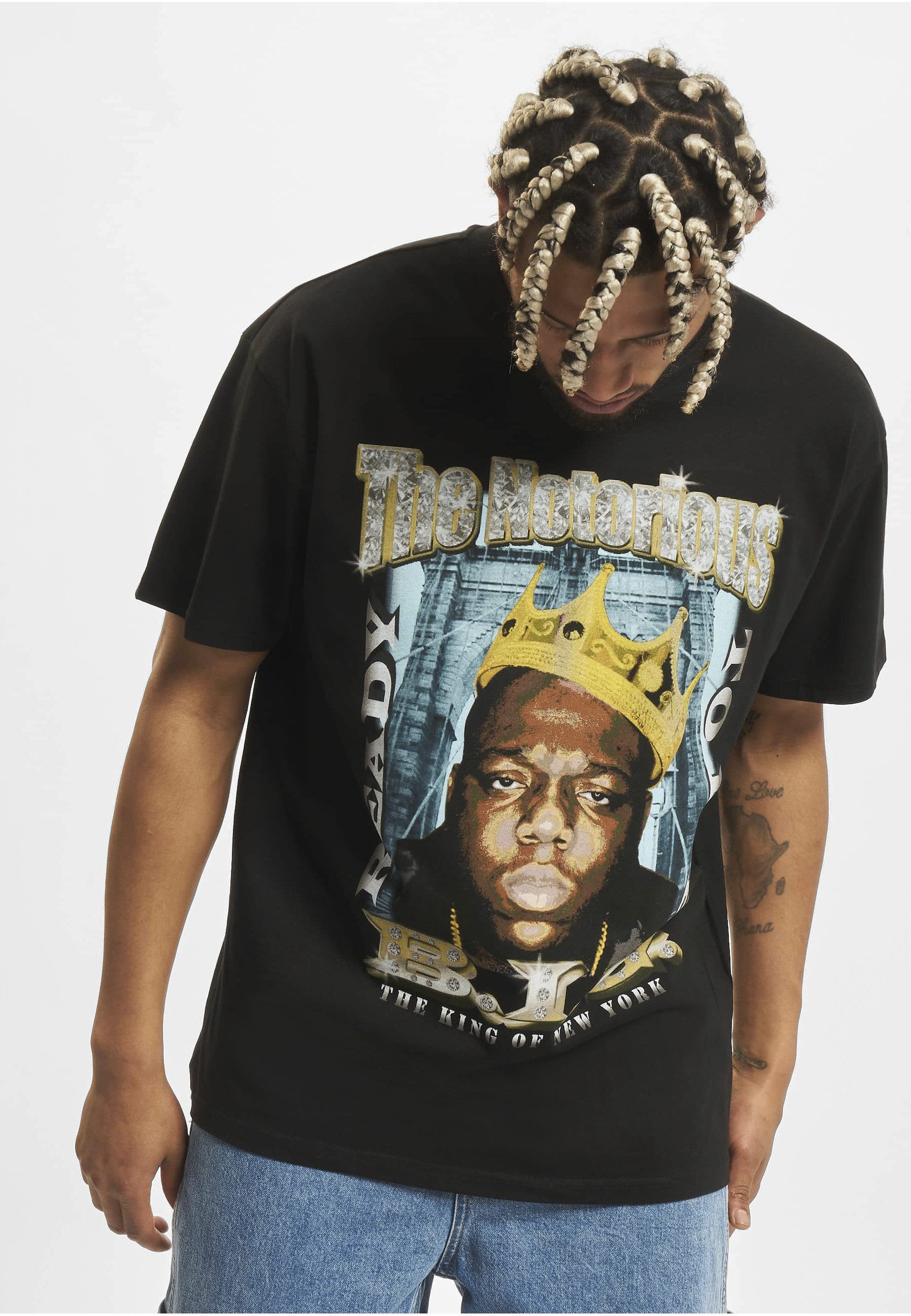 Upscale by Mister Tee T-Shirt Upscale by Mister Tee Herren Biggie Crown Oversize Tee (1-tlg)