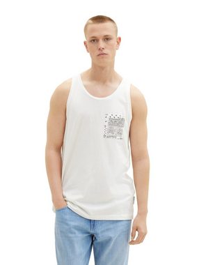 TOM TAILOR T-Shirt Tanktop mit Brusttasche