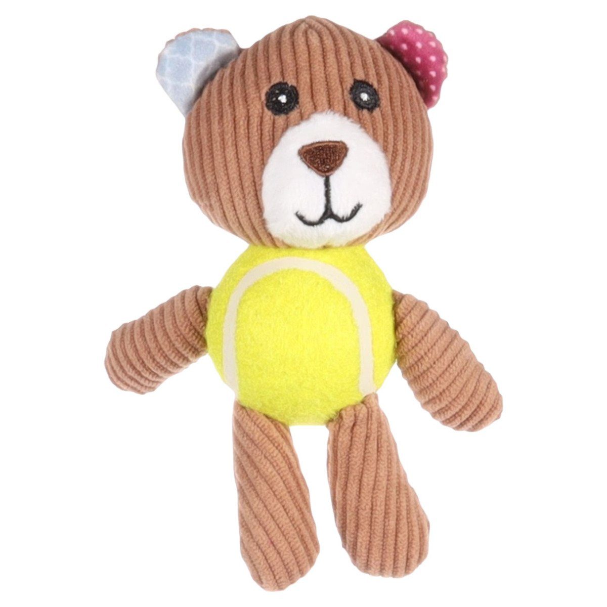 Flamingo Tierkuscheltier Hundespielzeug Nilak Bär mit Ball hellbraun günstig online kaufen