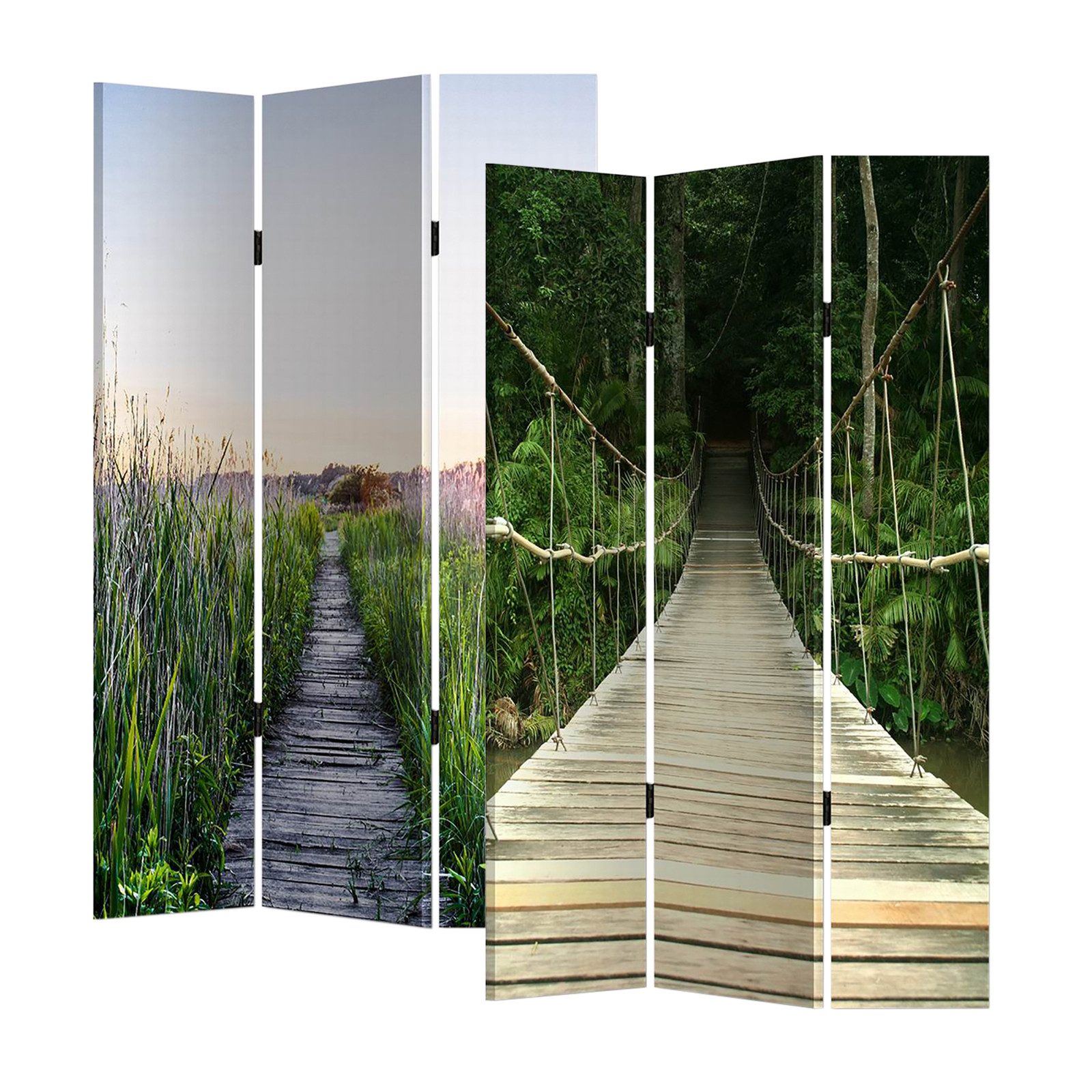 HTI-Line Paravent Paravent Bridge (Stück, 1 St., 1 Paravent), Raumteiler Si günstig online kaufen