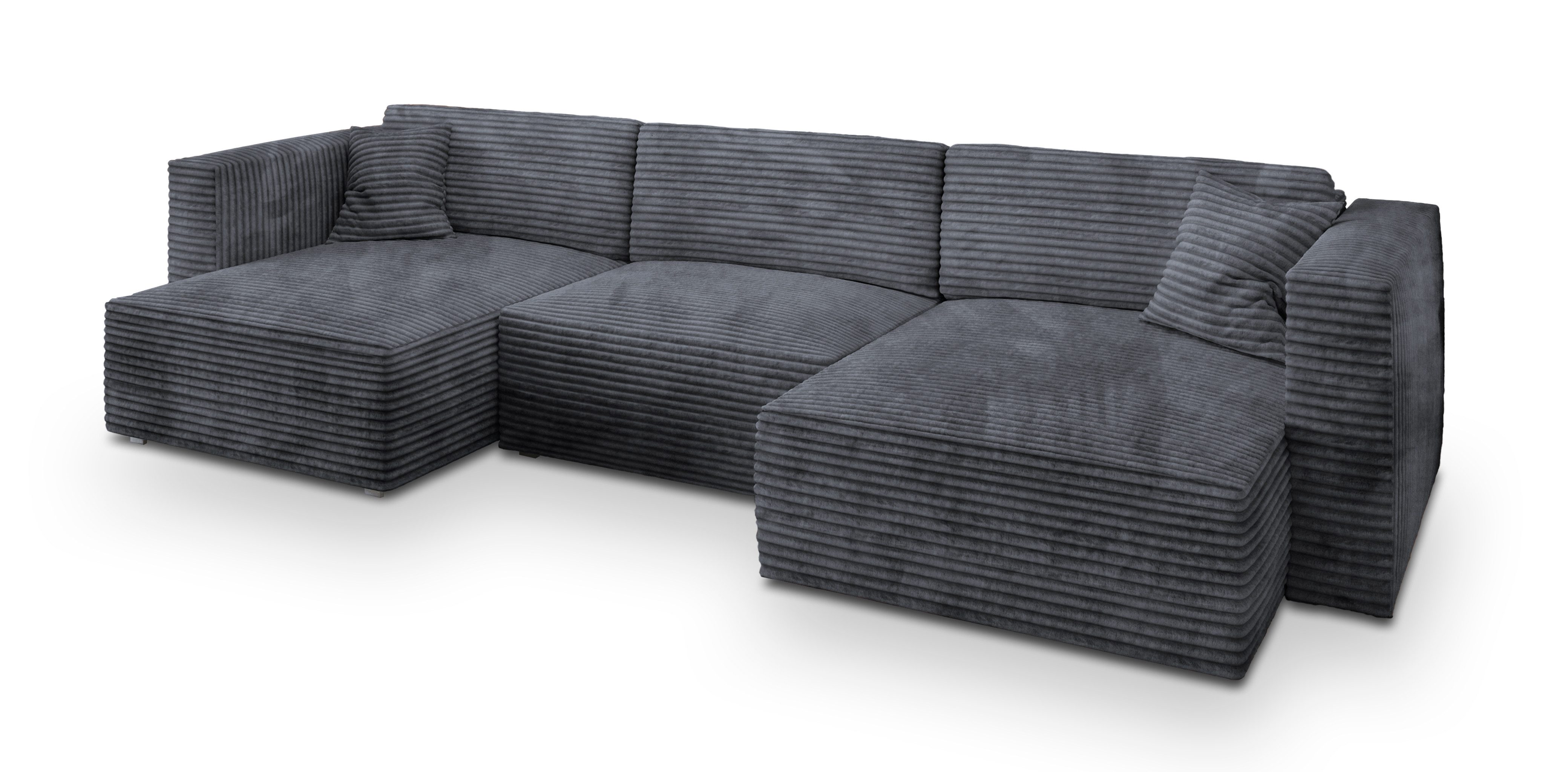 Masseno Ecksofa SARMO mit Schlaffunktion U-Form, günstig online kaufen