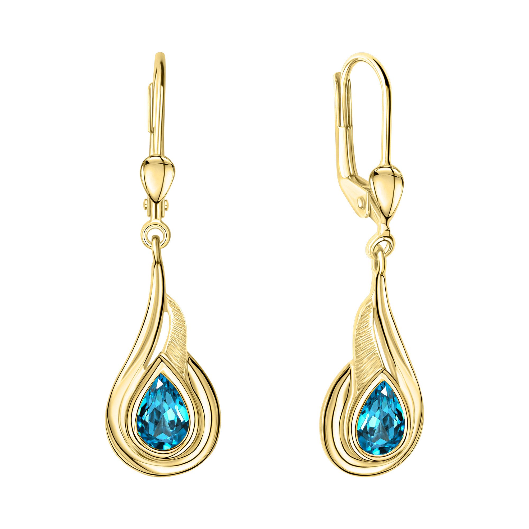 Vivance Paar Ohrhänger 375/- Gelbgold glanz günstig online kaufen