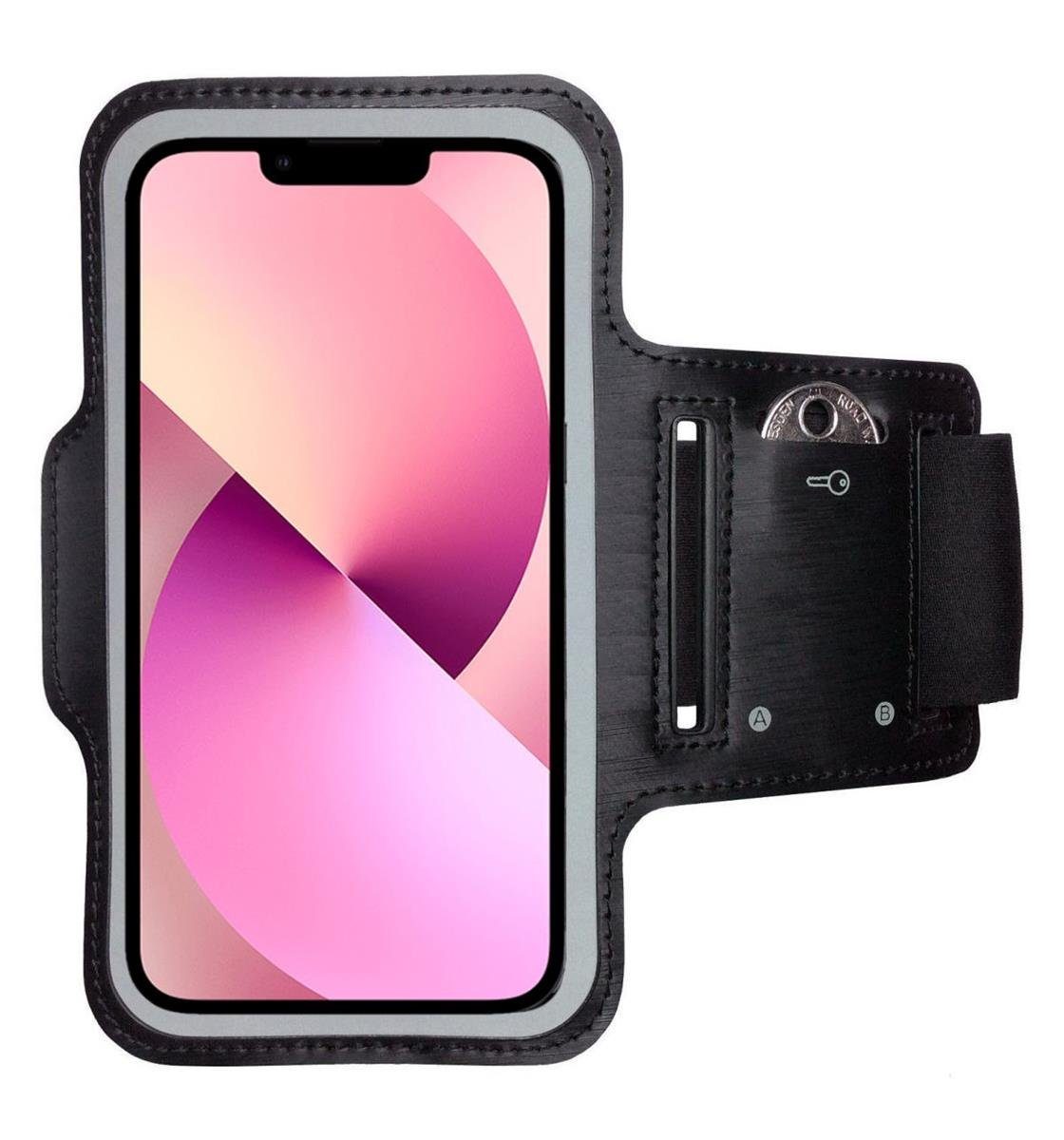 CoverKingz Handyhülle Sportarmband für Apple iPhone 14 Pro Sport Fitness Armband Lauf Hülle, Sport Schutzhülle Schlüsselfach Handyhülle Jogging Schutztasche Etui