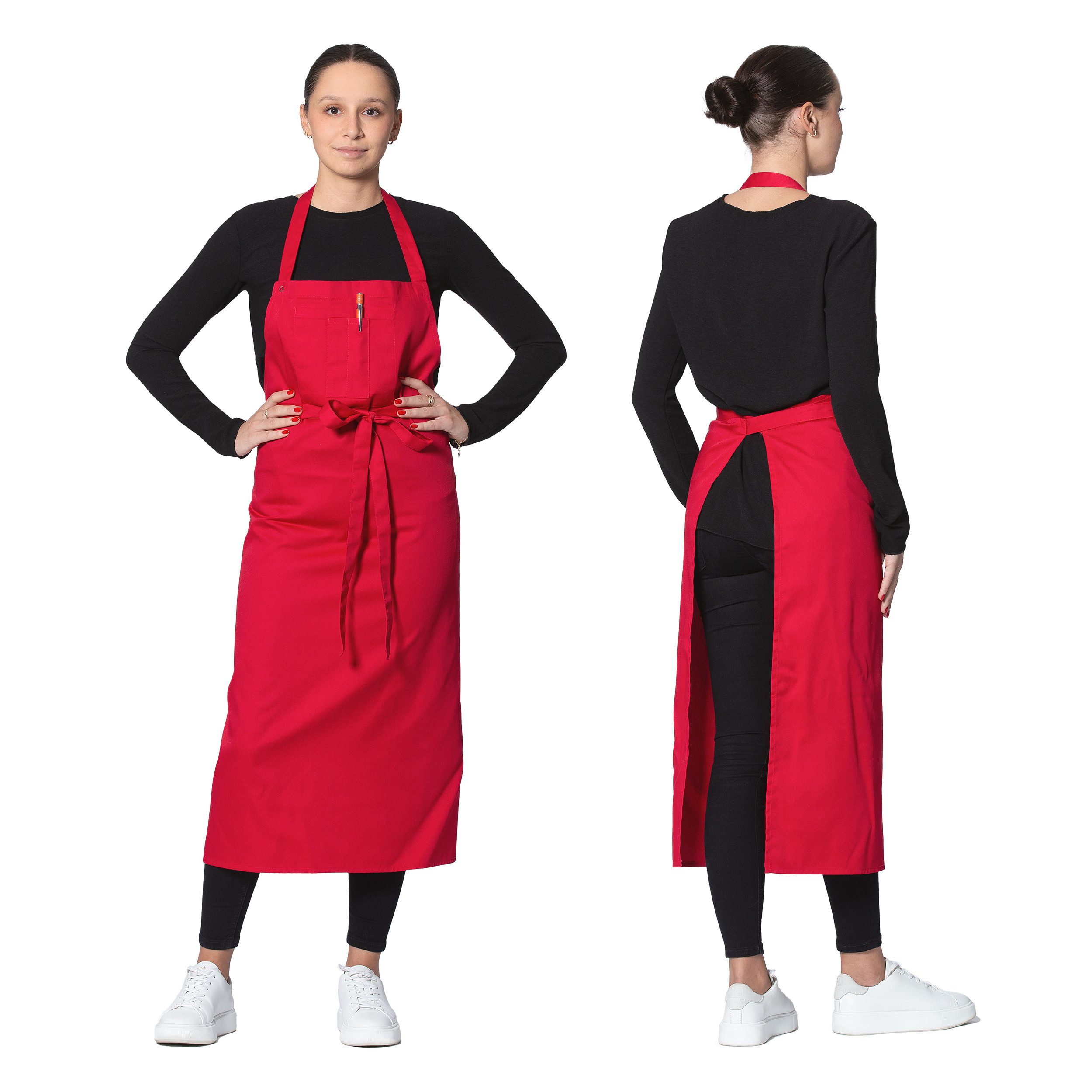 ZOLLNER Kochschürze, 80 x 100 cm, 65% Polyester, 35% Viskose günstig online kaufen