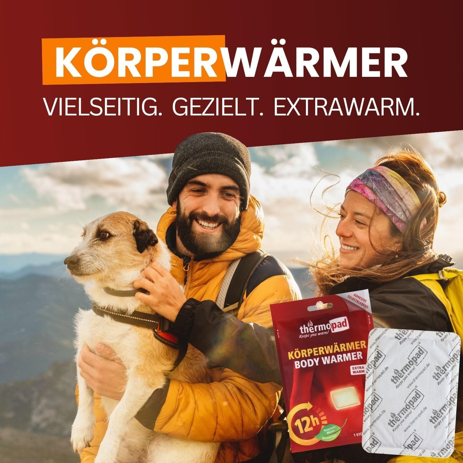 Thermopad Körperwärmer THERMOPAD 30x Körperwärmer Rückenwärmer 12 Std Wärme 78030