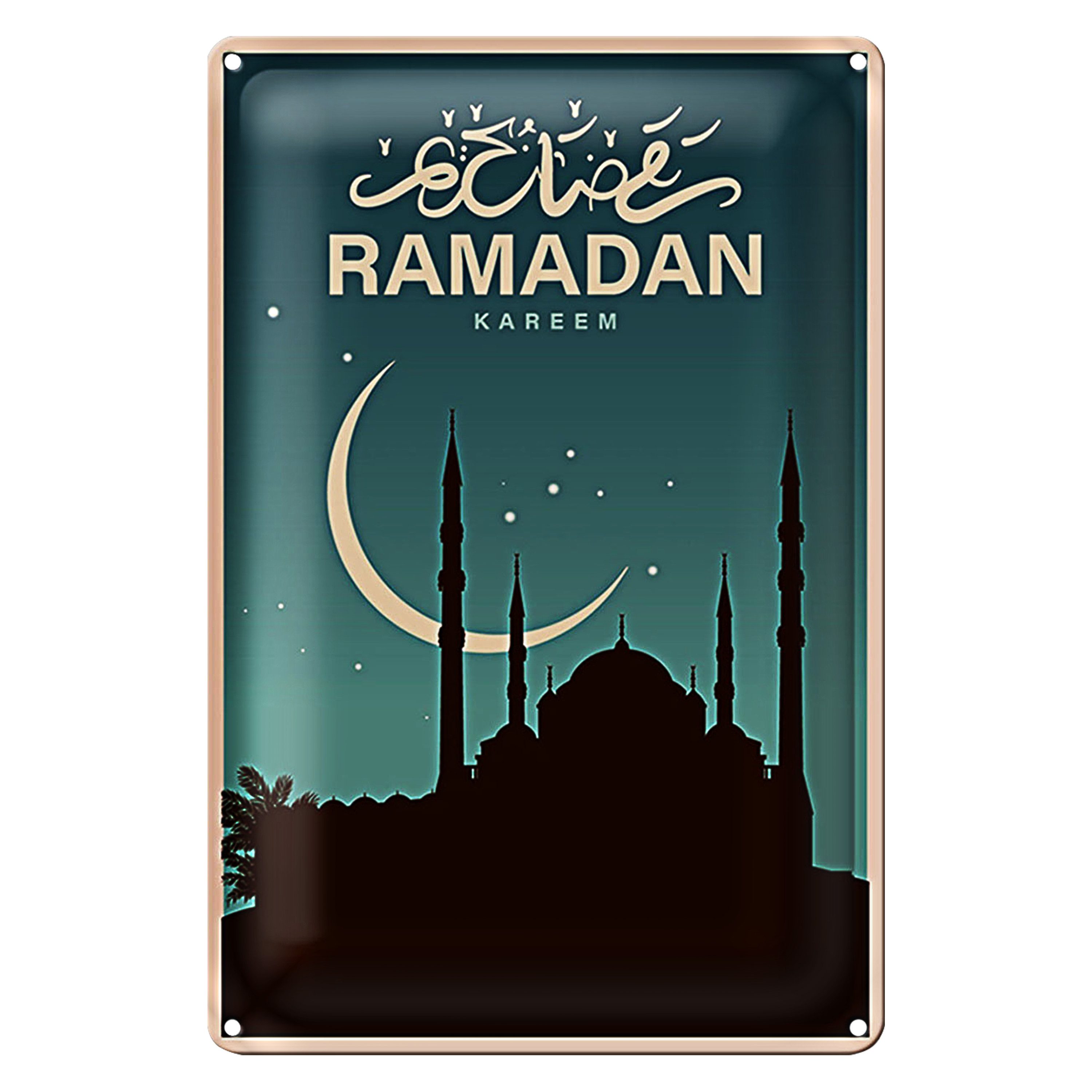 Roomando Metallschild Ramadan 30x40cm Kareem