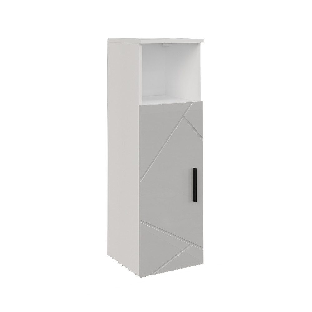 Vicco Midischrank Irma, Weiß/Weiß Hochglanz, 30 günstig online kaufen