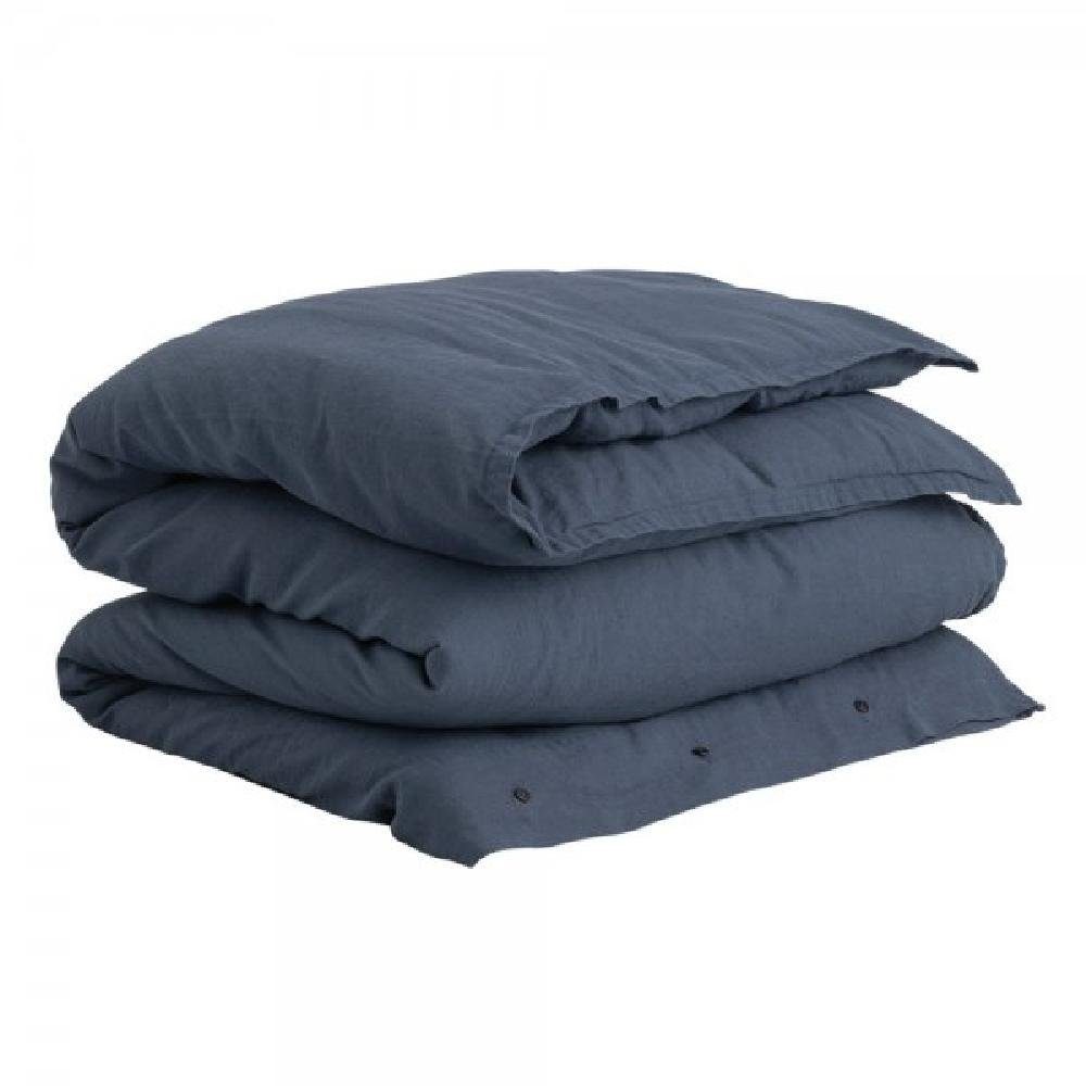 Gant Bettwäsche Gant Home Einzelbettbezug Cotton Linen Sateen Blue (155x220cm)
