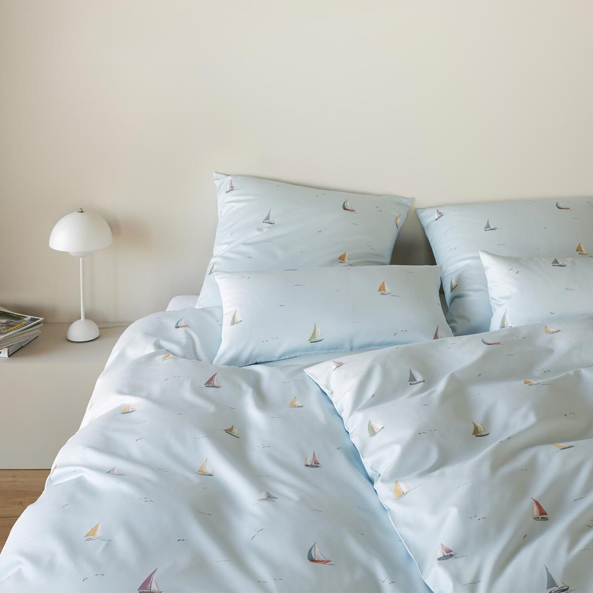 Elegante Bettwäsche Sail Away, Mako Satin, 1 teilig