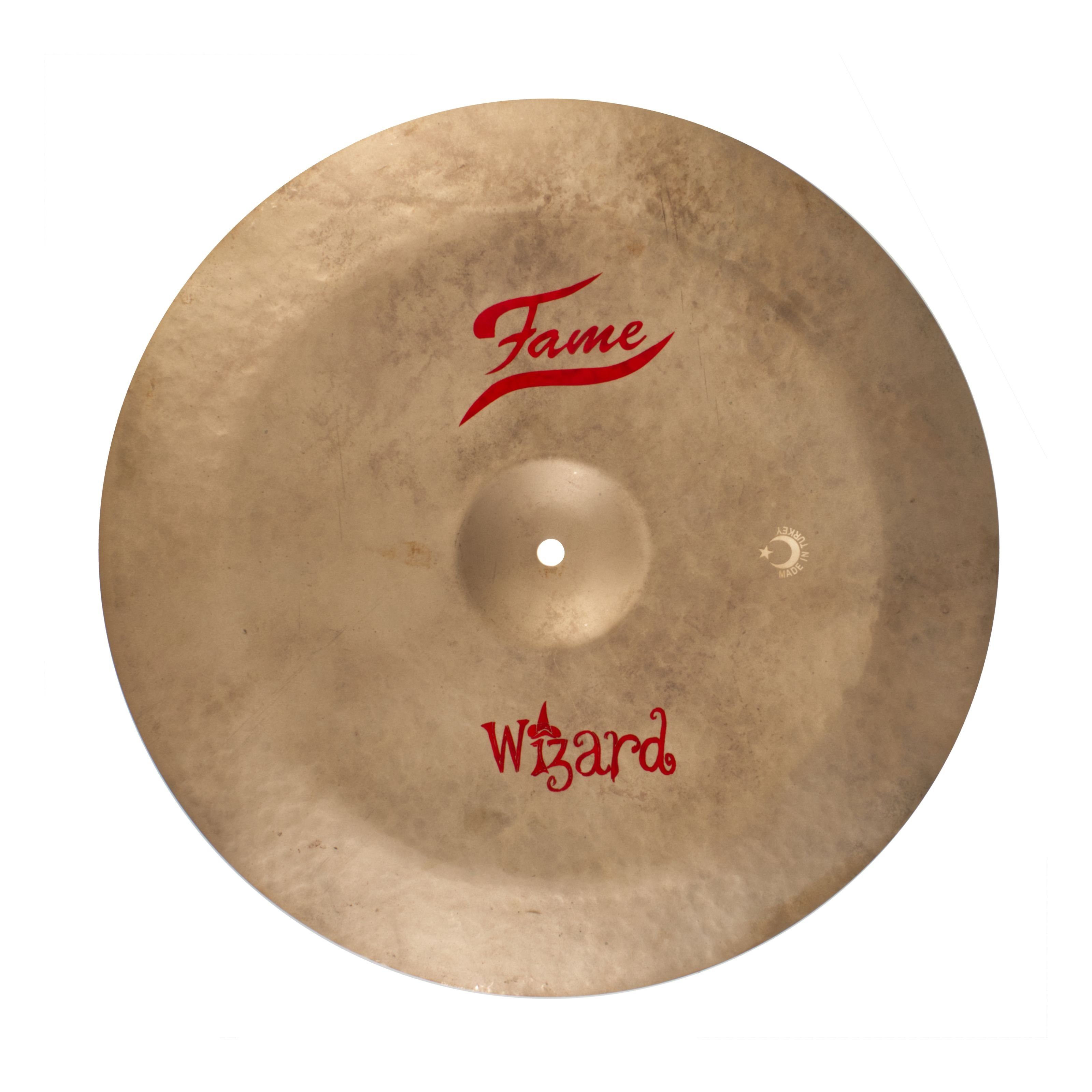 FAME Becken,Wizard China 18" B20 Bronze Handgehämmert Sandgestrahlt Thin Dunkel Vintage Trocken Vielschichtig Kurzes Sustain, Cymbals, China Becken, Wizard China 18", B20 Bronze, Handgehämmert