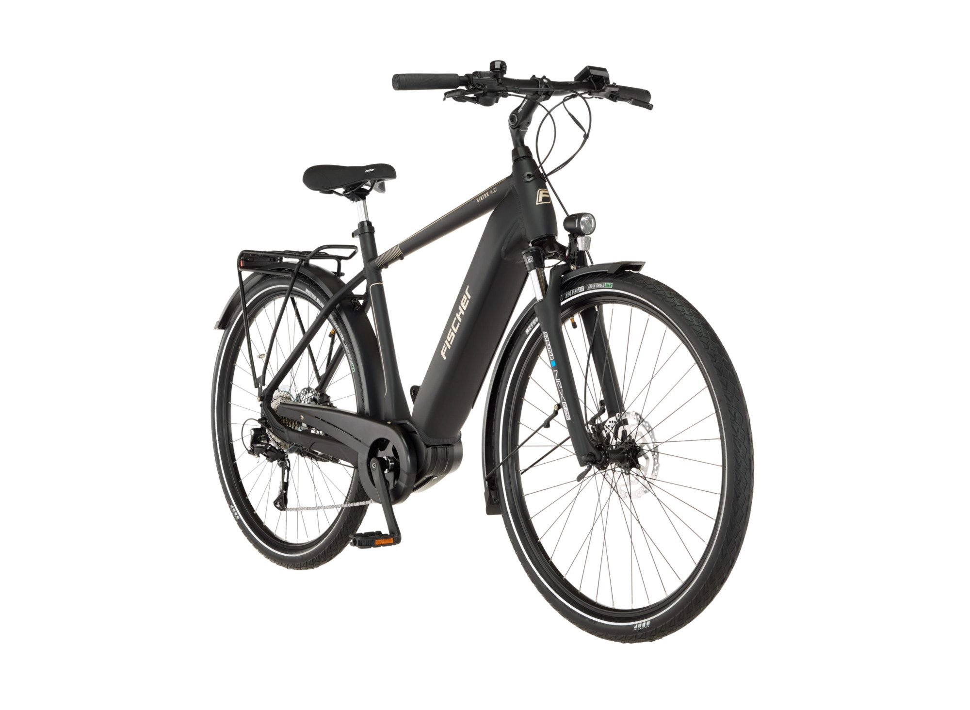 FISCHER Fahrrad E-Bike Trekkingrad VIATOR 4.2i 630 55 ACTIVE, 9 Gang Shimano, Mittelmotor, 630 Wh