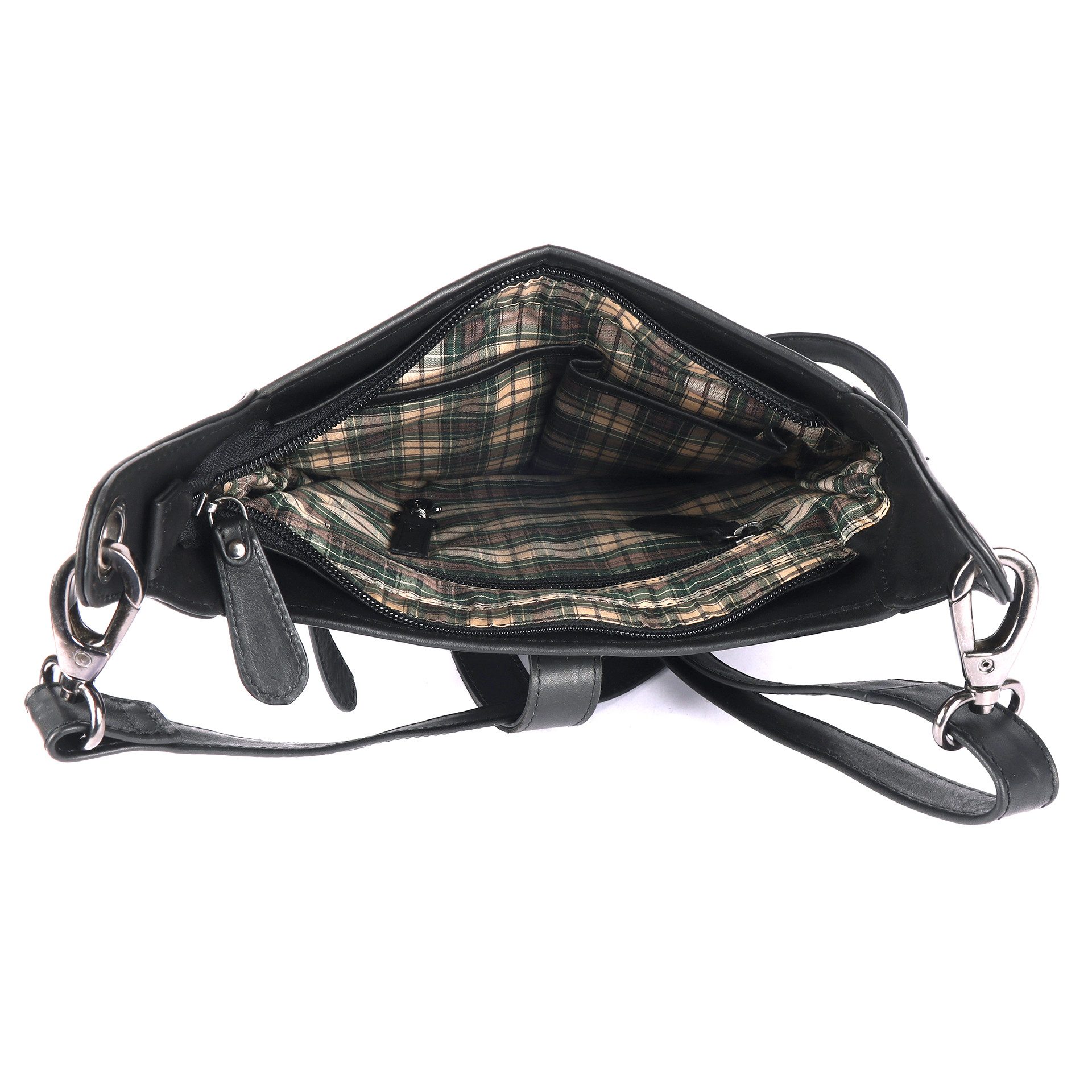 Benthill Umhängetasche Damen Echt Leder Umhängetasche Shopper Vintage Schultertasche Tasche, Schultergurt / Umhängegurt Reißverschlussfach