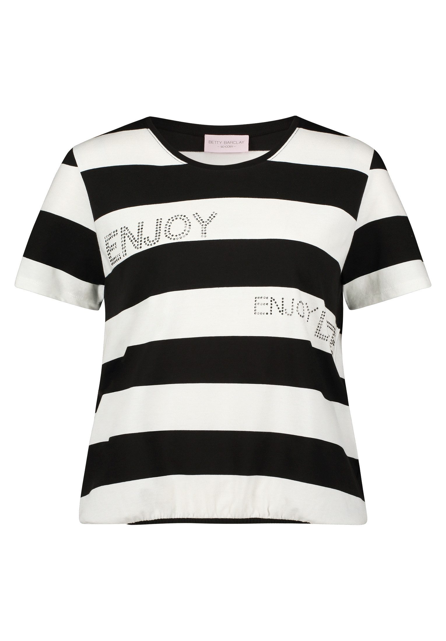 Kurzarmshirt Damen mit Tunnelzug
