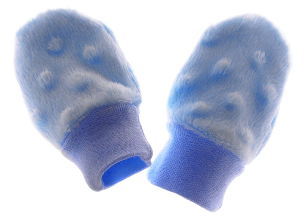 La Bortini Fäustlinge Baby Handschuhe doppellagig warm weich 0-12Mon in vercshiedenen Farben vorrätig, mit Baumwoll-Futter