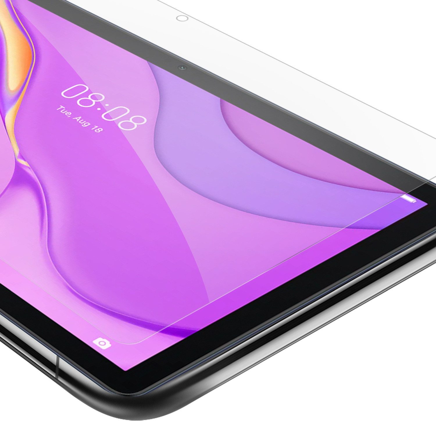 Cadorabo Schutzfolie für Huawei MatePad T 10 (9.7 Zoll) / T 10s (10.1 Zoll) Schutzfolie, (1-St), Schutzfolie Panzer Folie (Tempered) Display Schutzglas 3D Touch