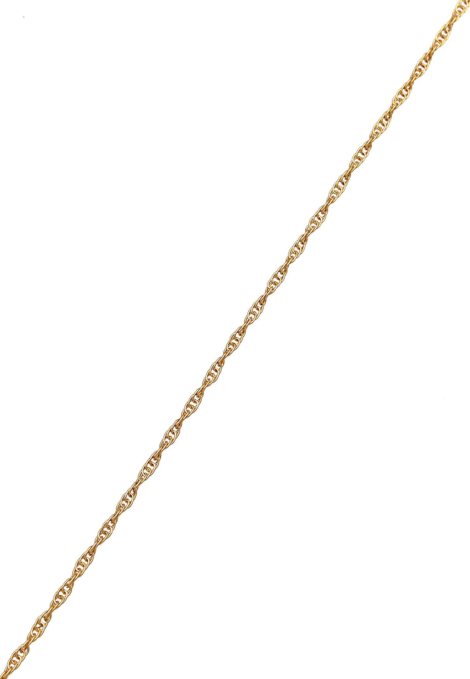 Kuzzoi Silberkette Basic Gedrehte Gliederkette 925 Silber
