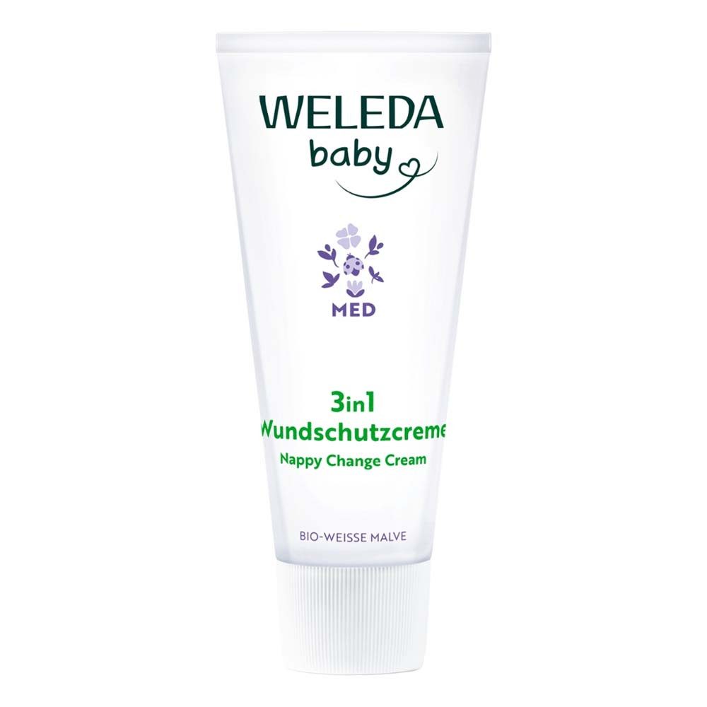 WELEDA Körpercreme Baby MED Weisse Malve - 3in1 Wundschutzcreme 50ml