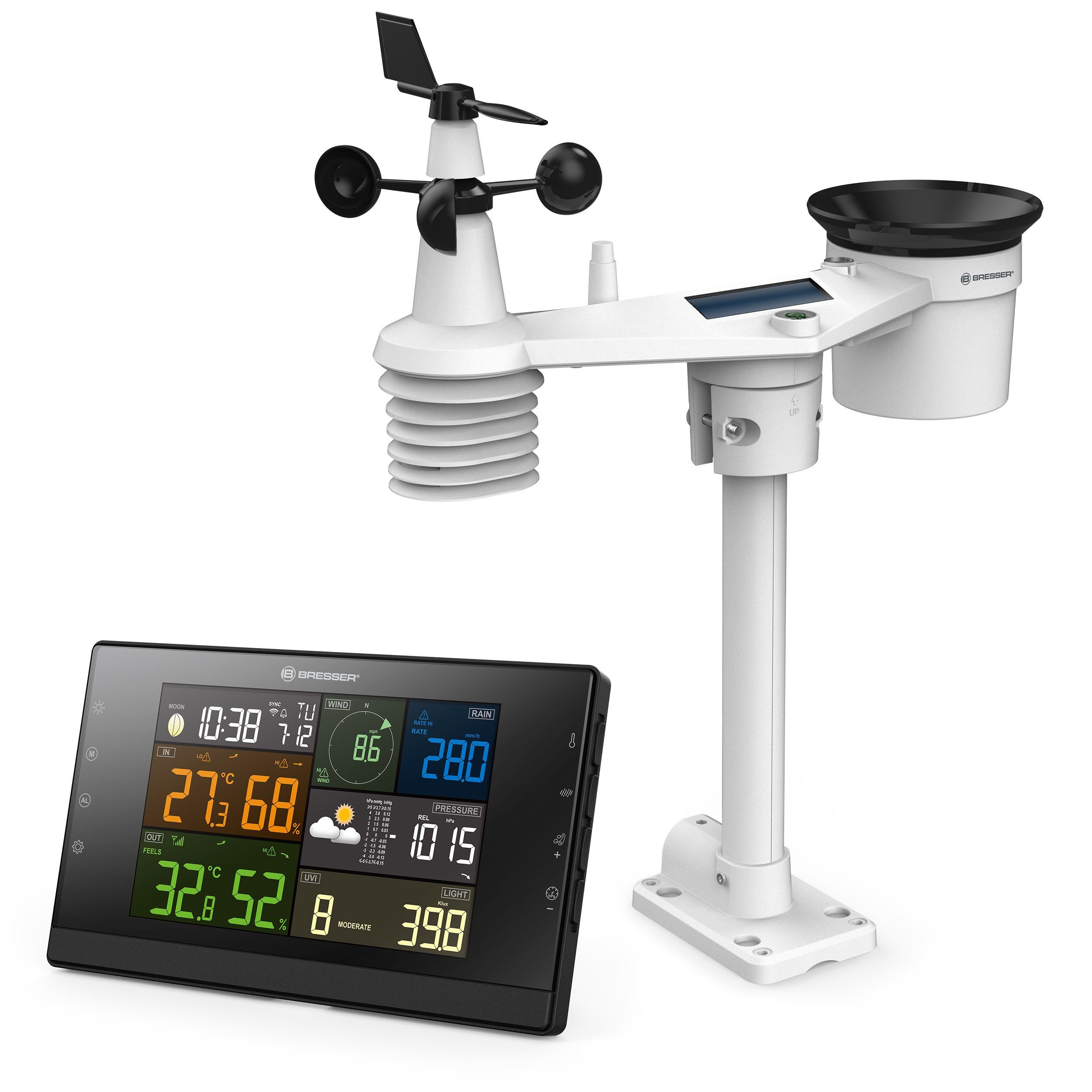 Wetterstation BRESSER WLAN-Wetterstation Profi-WSC mit 7-in-1-Sensor