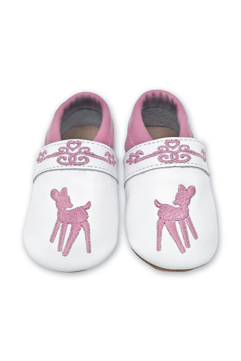 Gipfli Schmuckset Krabbelschuhe - BABSI - rosa