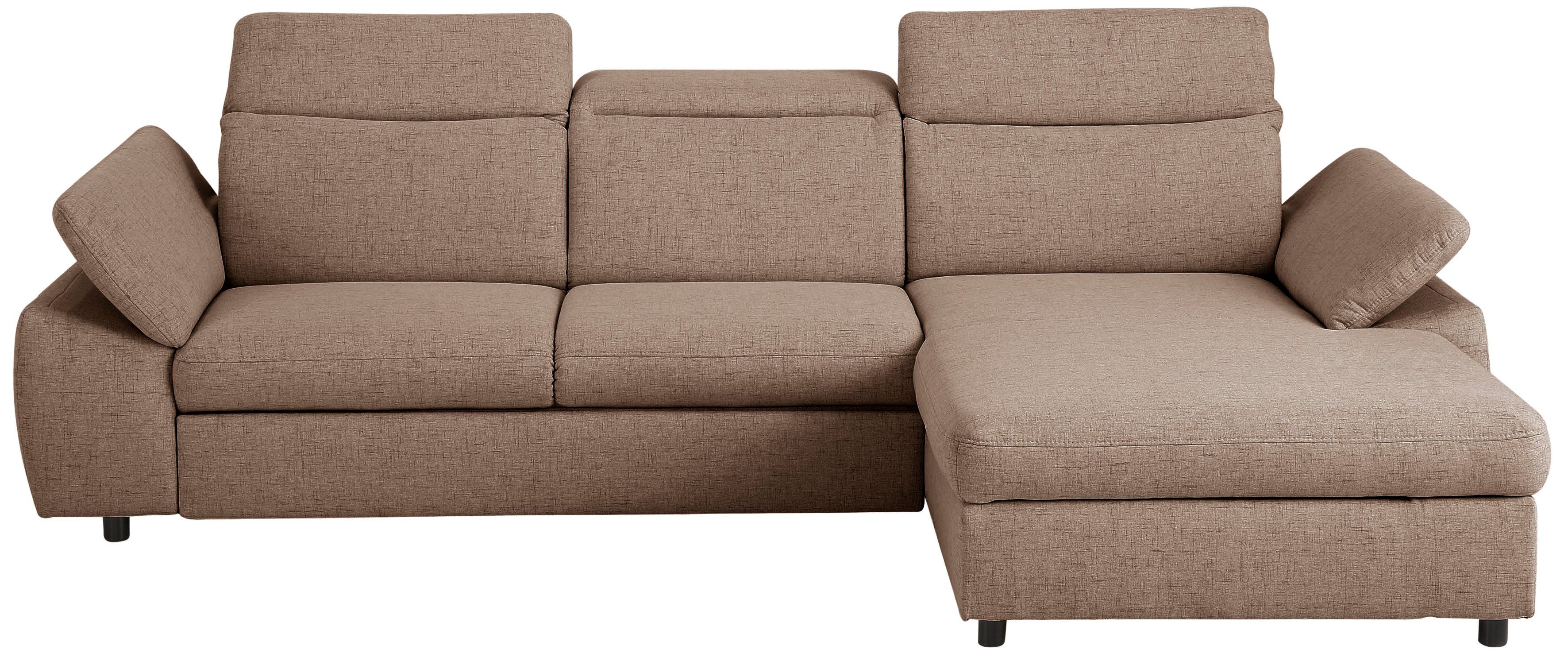 Home affaire Ecksofa Mauritius L-Form, mit Kopfteil- und Armlehnverstellung günstig online kaufen