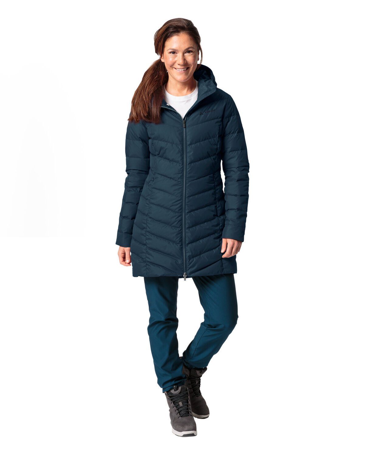 dark Klimaneutral sea kompensiert Coat VAUDE Women's uni Down Annecy Outdoorjacke (1-St)