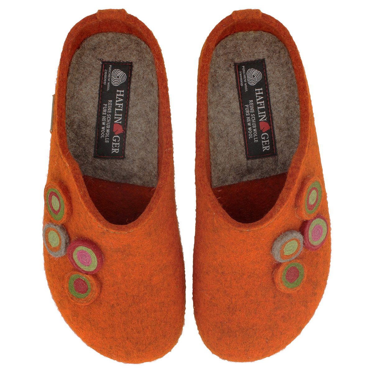 Haflinger Grizzly Kanon Clog (1-tlg) Clogs - Hochwertiger Wollfilz für optimalen Tragekomfort