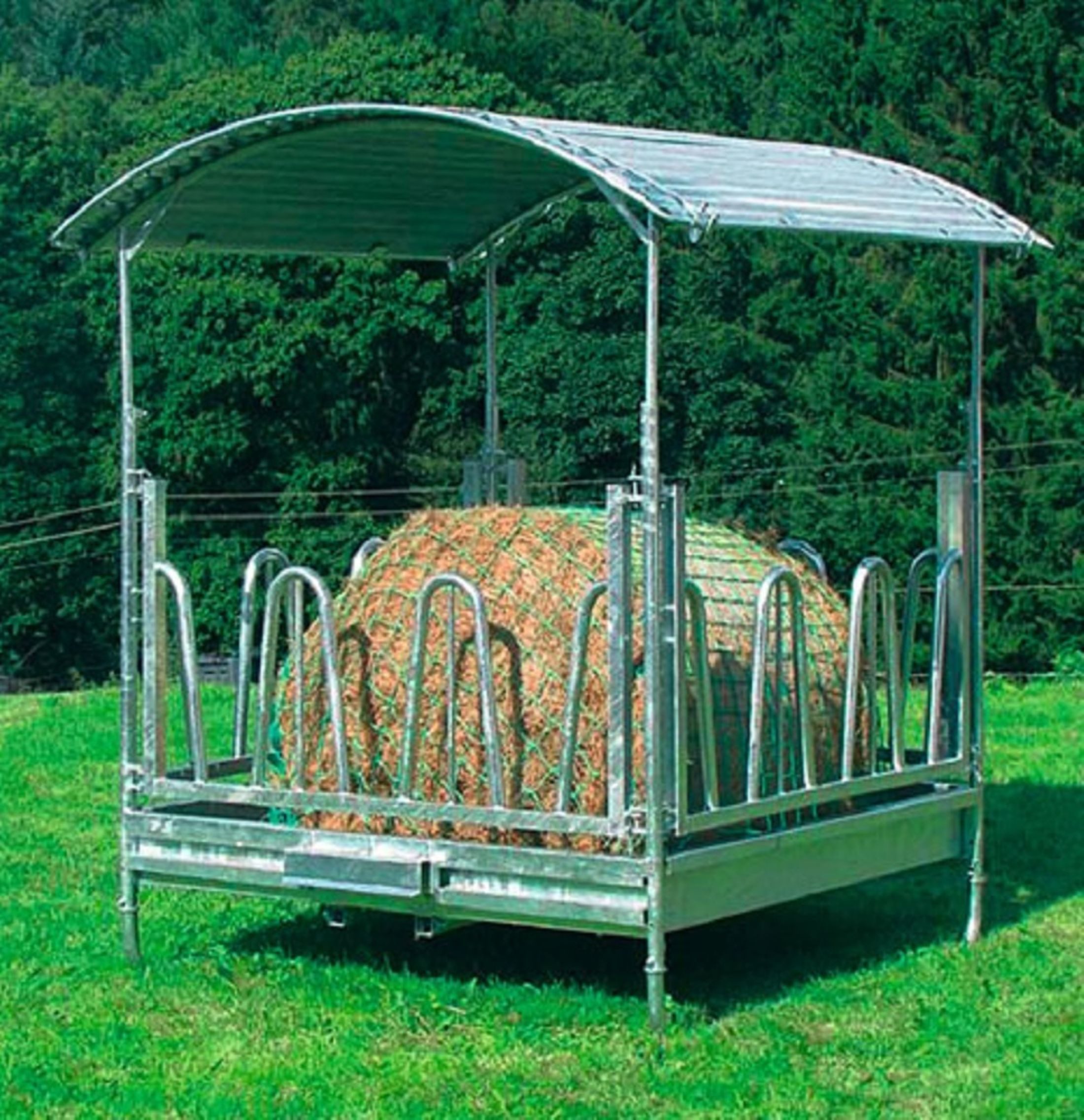 Heunetz Futtersparnetz Futterraufen Netz L,3,6 x B2,4 Maschenweite 10 cm 29126