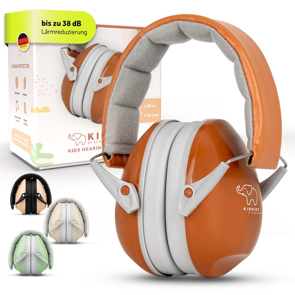Schallwerk Kapselgehörschutz Gehörschutz für Kinder Kiddies größenverstellbar, (Geräuschdämmende Ohrenschützer), Schule, Lernen, Konzentration, Veranstaltungen