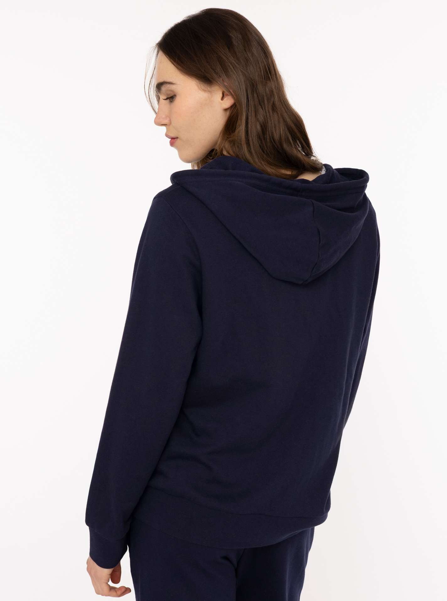 Zwillingsherz Kapuzensweatjacke "Feel Good Club" Kapuze, zum Binden, Taschen, kleine Stickerei vorne