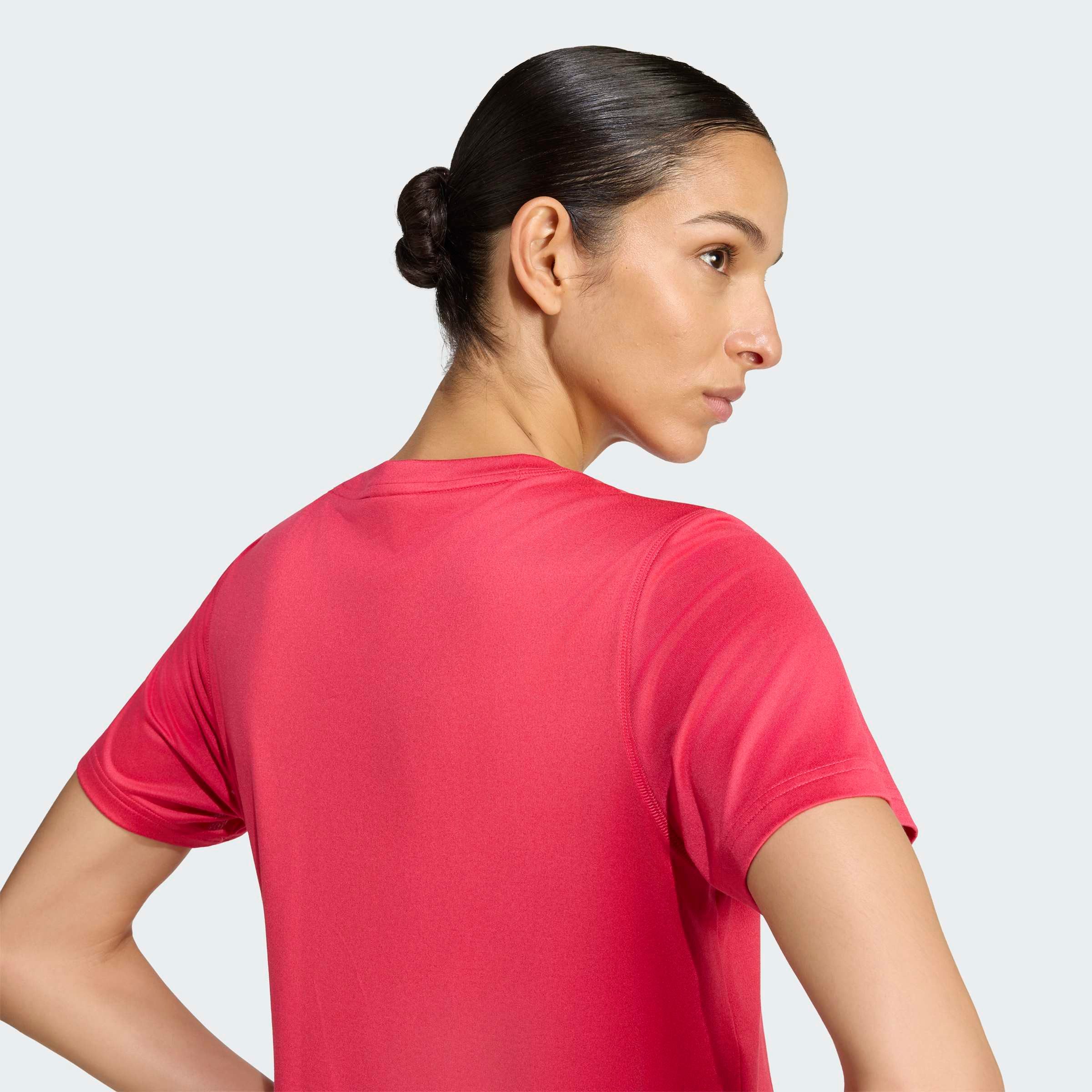 adidas Performance T-Shirt WORKOUT ESSENTIALS für Erwachsene, mit Rundhalsausschnitt, ohne Verschluss, aus Polyester