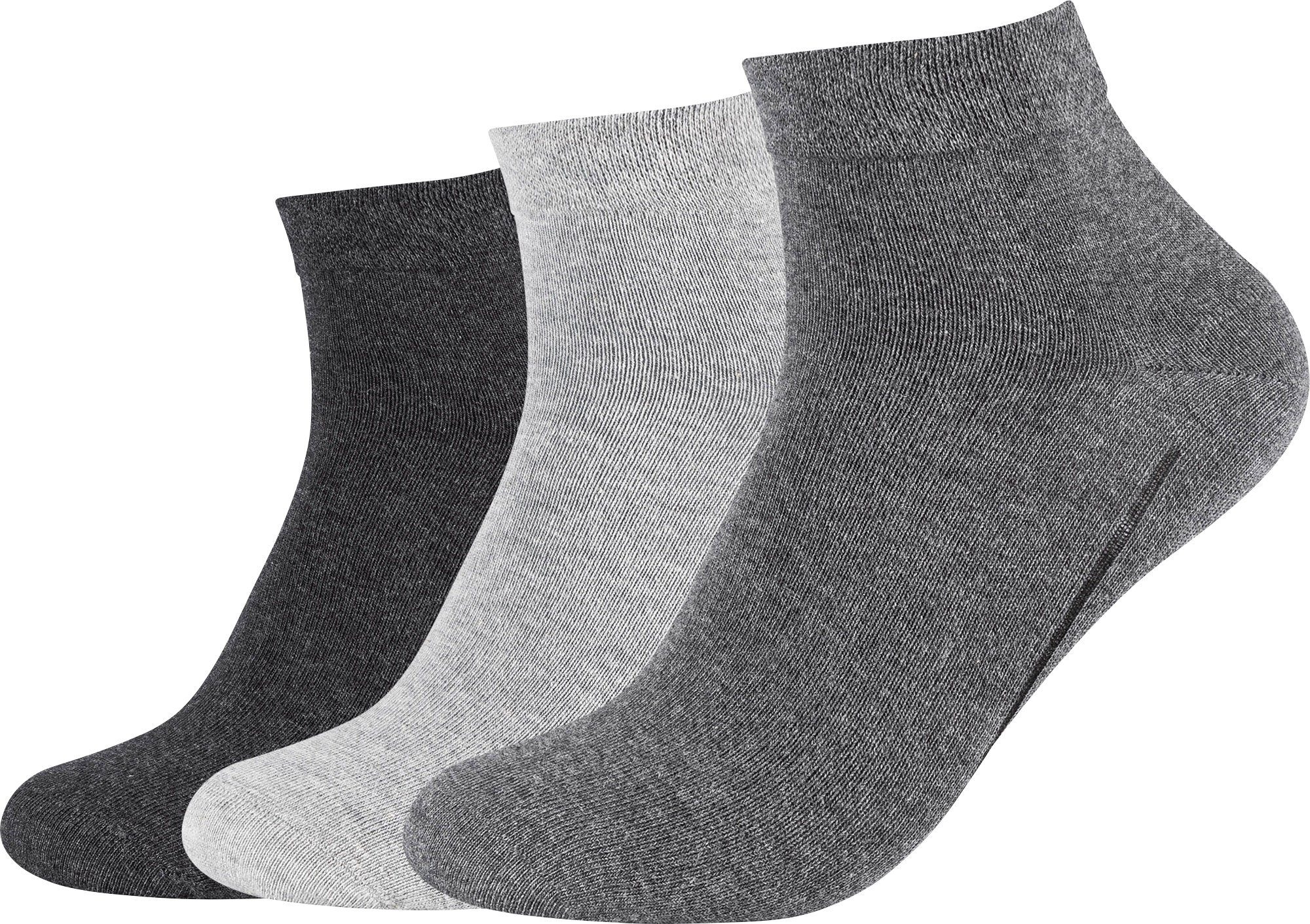 Camano Kurzsocken Bio Unisex-Kurzsocken 3 Paar Uni