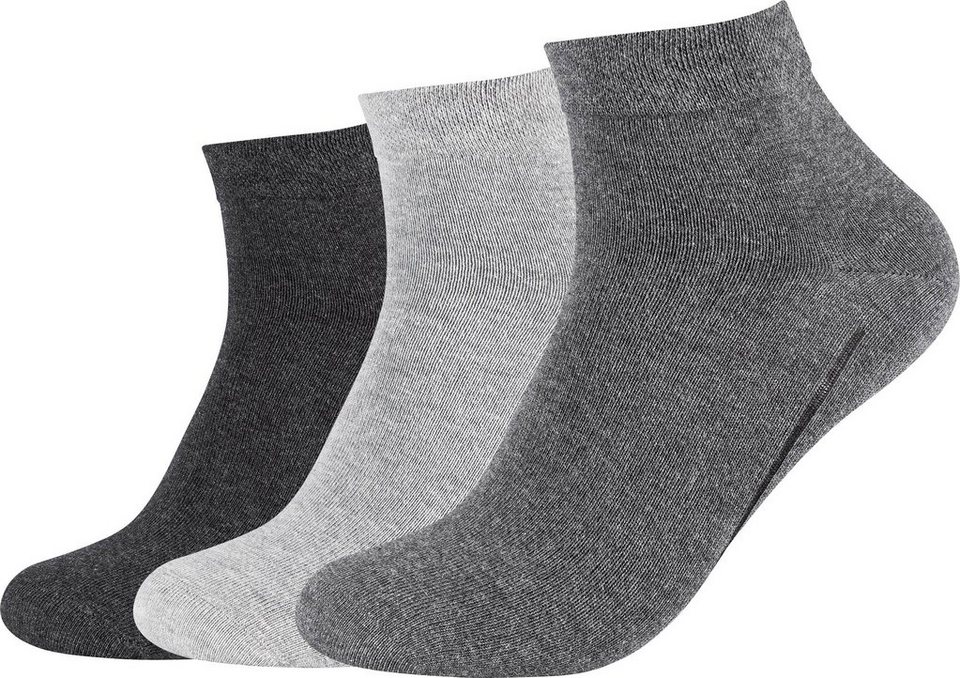 78% Unisex-Kurzsocken Uni, Paar 3 Polyamid Baumwolle 2% Camano 20% Material: Kurzsocken Elasthan , ,