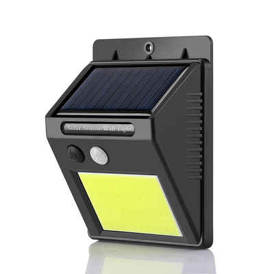 BlingBin LED Solarleuchte 48LED Solarleuchte Wandleuchte Garten 3 Modi Mit Bewegungsmelder, Wandleuchte