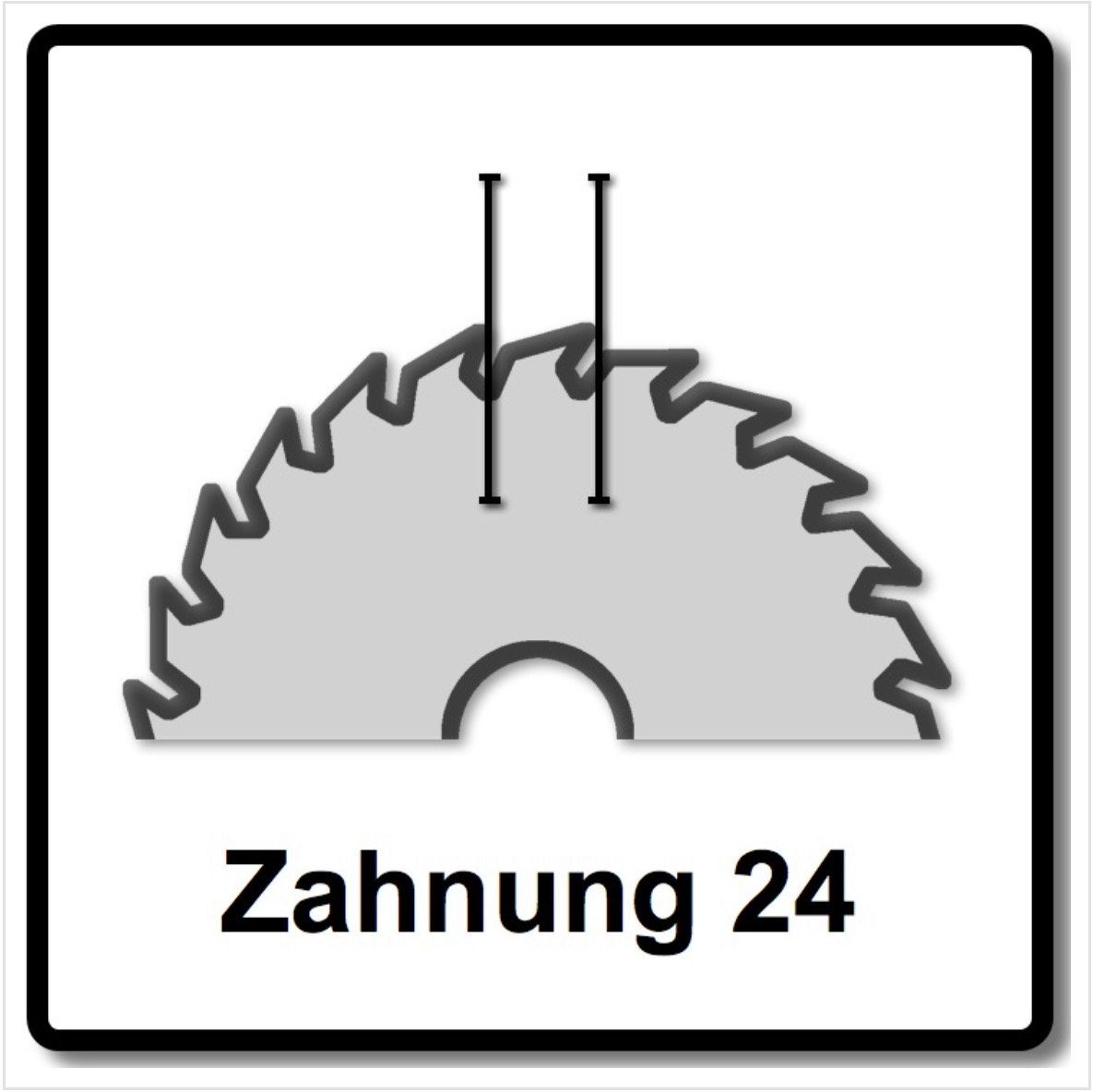 Zähne 30 Kreissägeblatt Wellcut 216 WC-M2163024 2,4 x TCT 24 Kreissägeblatt mm x