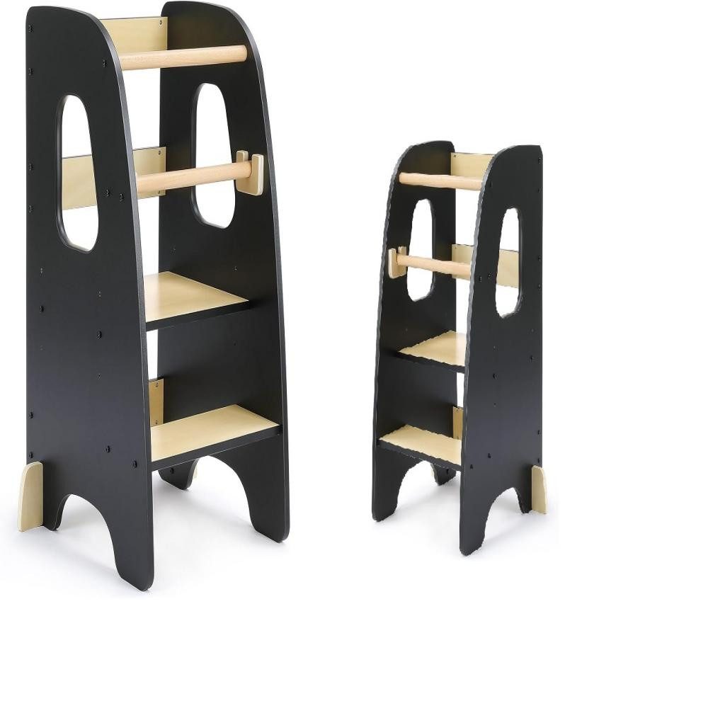 OUNUO Tritthocker Lernturm höhenverstellbar für Kinder ab 1.5 Jahr, Küchenh günstig online kaufen